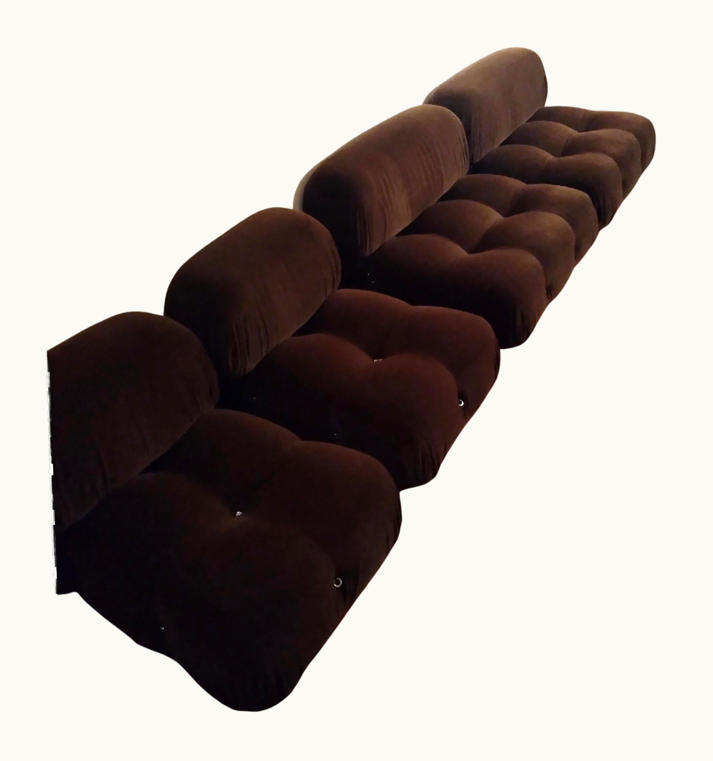 Mario Bellini Mario Bellini Camaleonda Modular Sofa By M.Bellini From C&B Italy 1972s Set Of Four Pieces