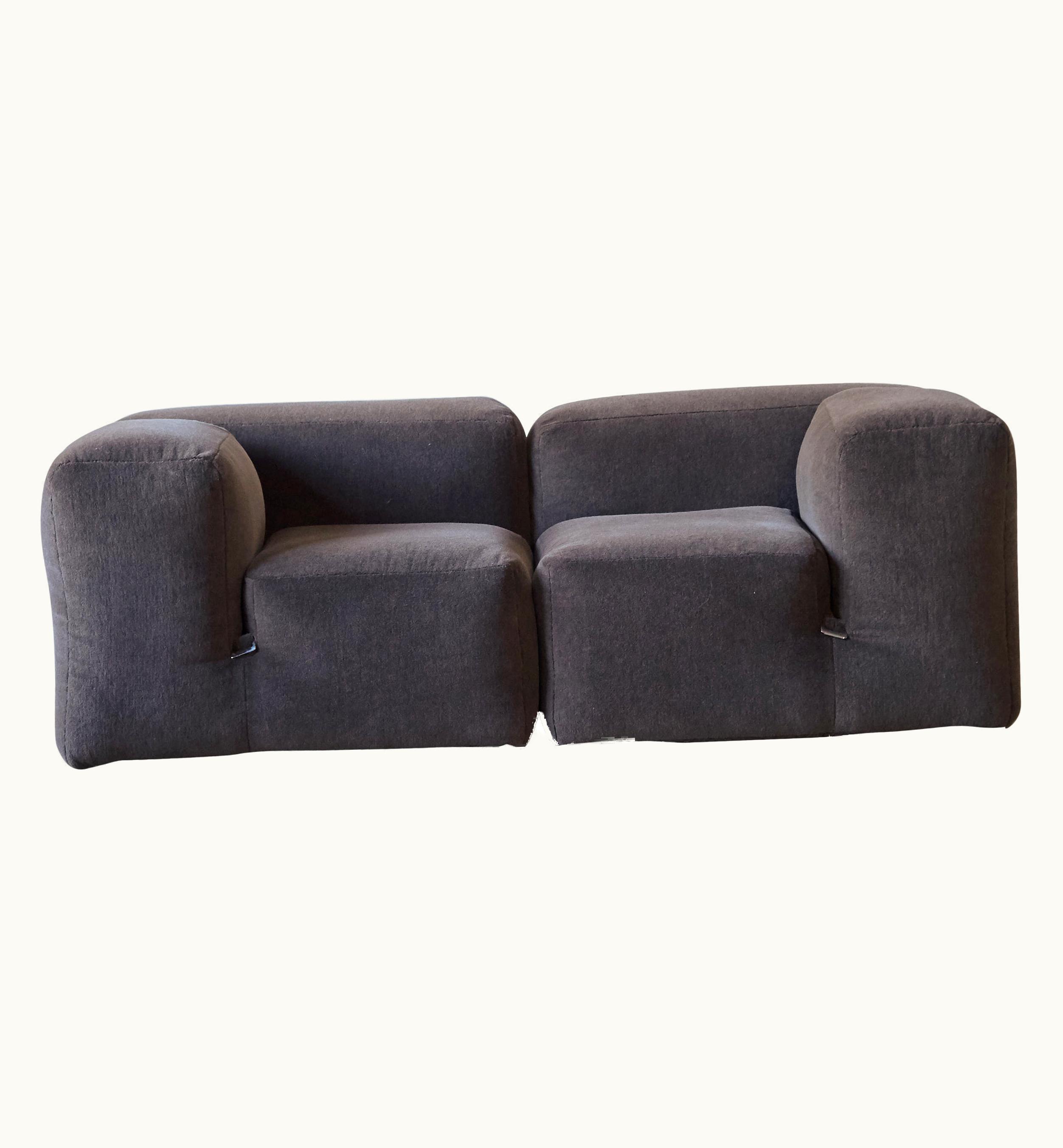 Mario Bellini Mario Bellini Rare Original Mario Bellini Le Mura Modular Sofa, Cassina, 1970s