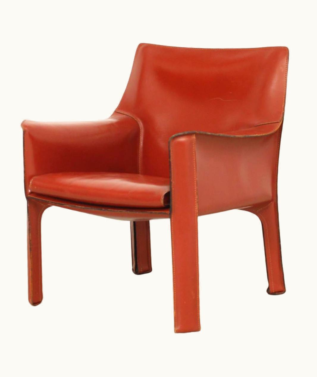 Mario Bellini Mario Bellini Cab 414 Armchair For Cassina, Italy, 1982