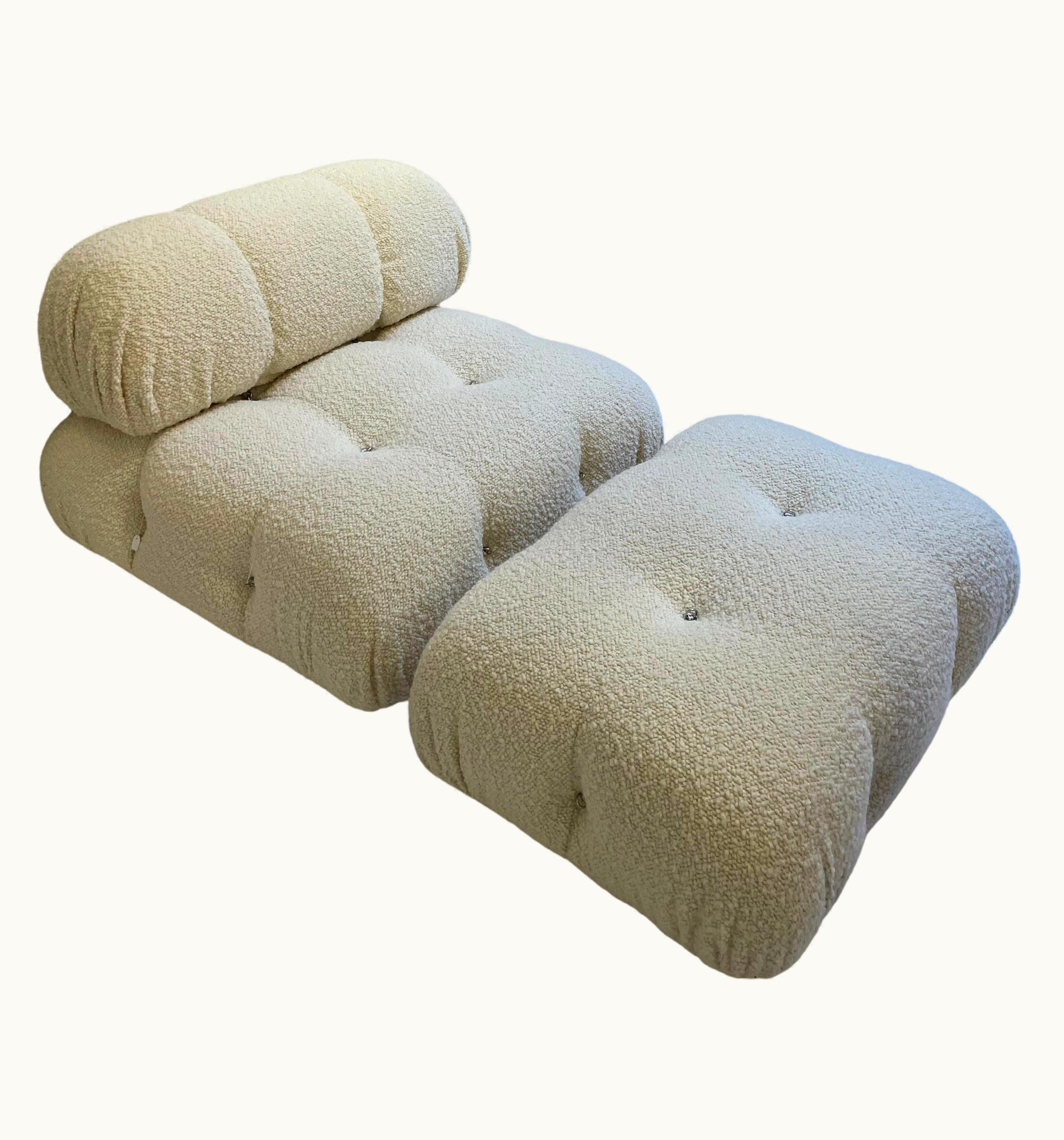 Mario Bellini Mario Bellini Mid-Century Camaleonda Chair And Ottoman, Mario Bellini For C&B Italia, 1970s