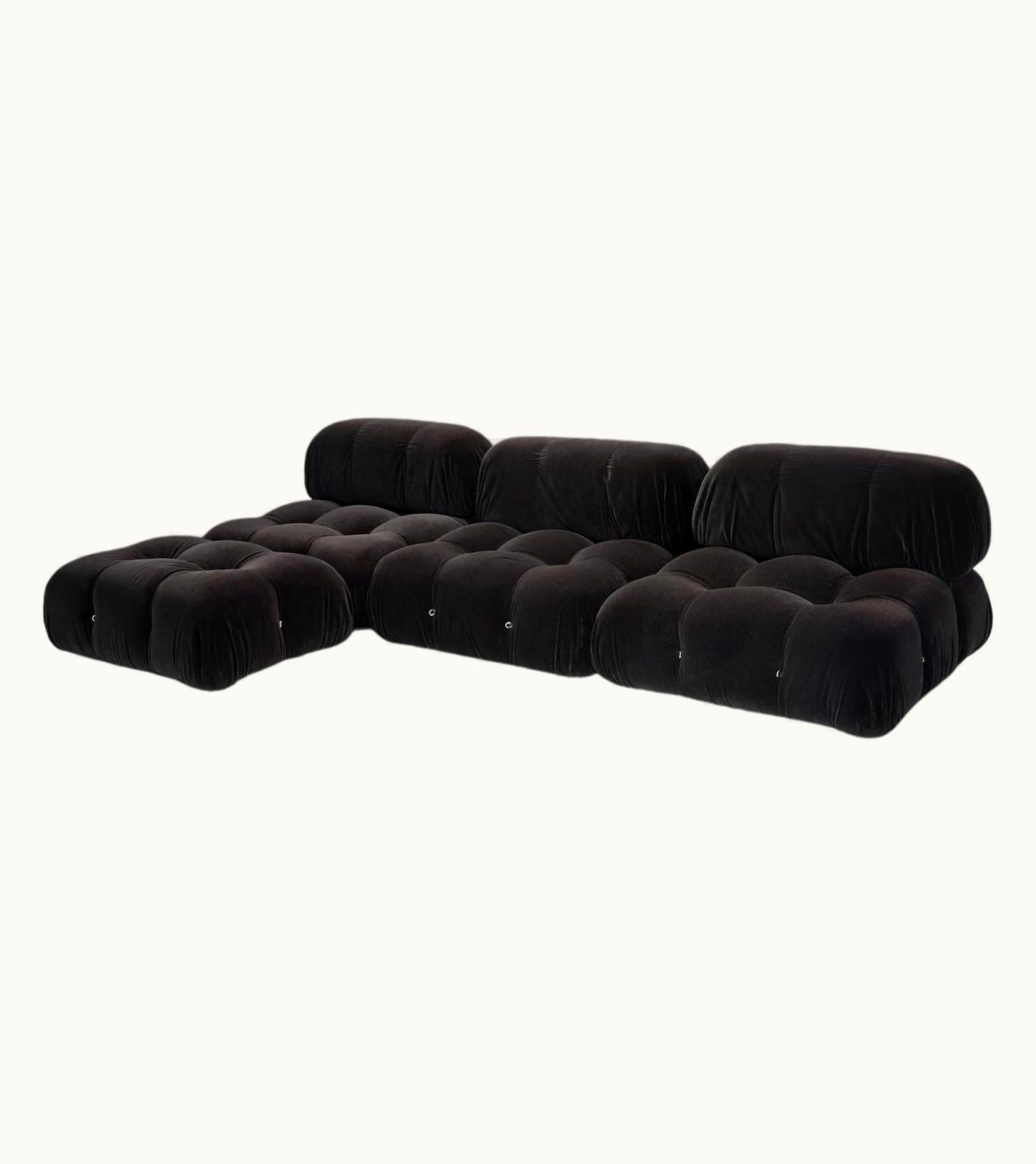 Mario Bellini Mario Bellini "Camaleonda" Modular Sofa In 4 Segments By Mario Bellini For B&B, Italy 1971