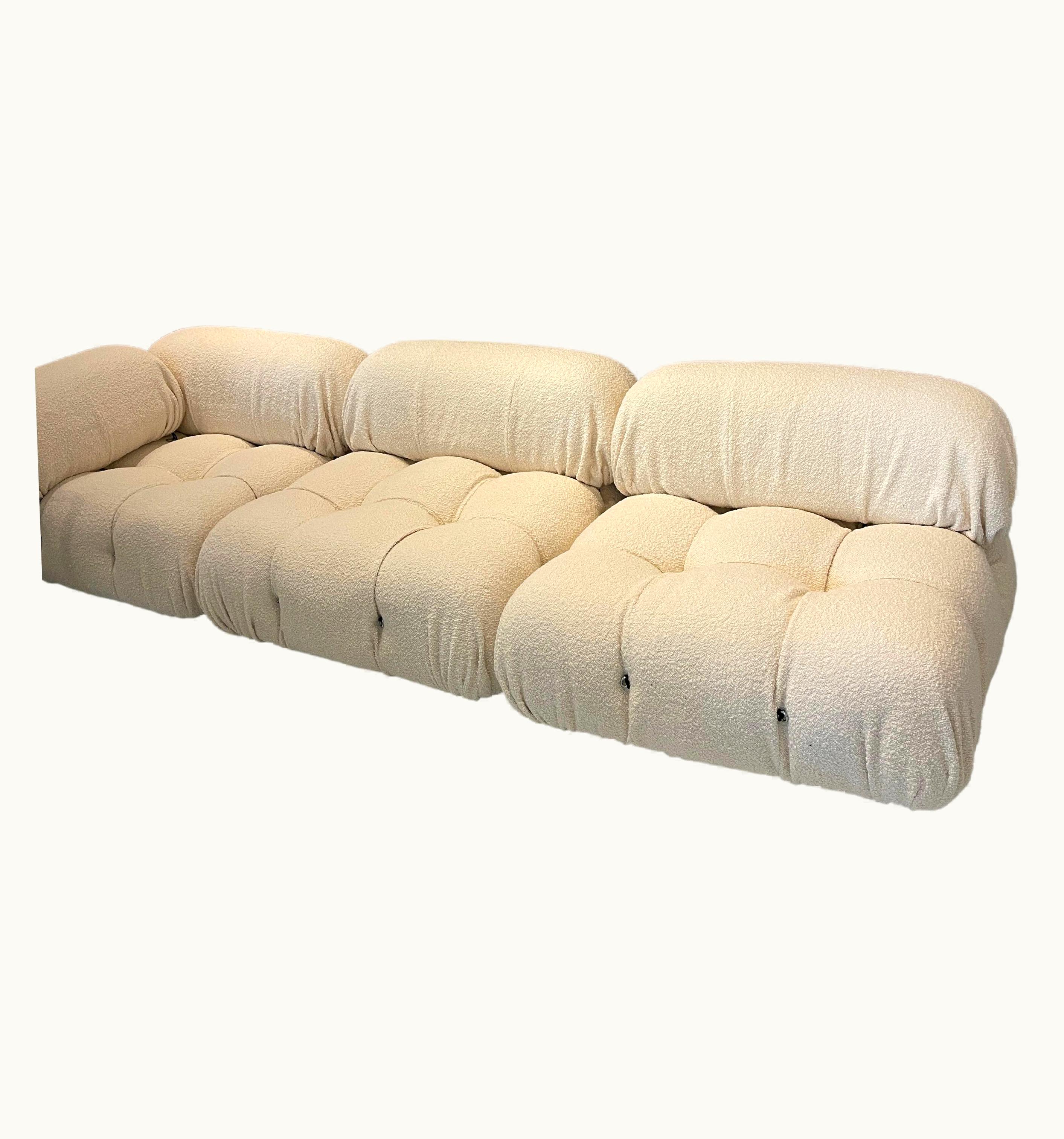 Mario Bellini Mario Bellini Camaleonda Three-Seater In Dedar Boucle By Mario Bellini