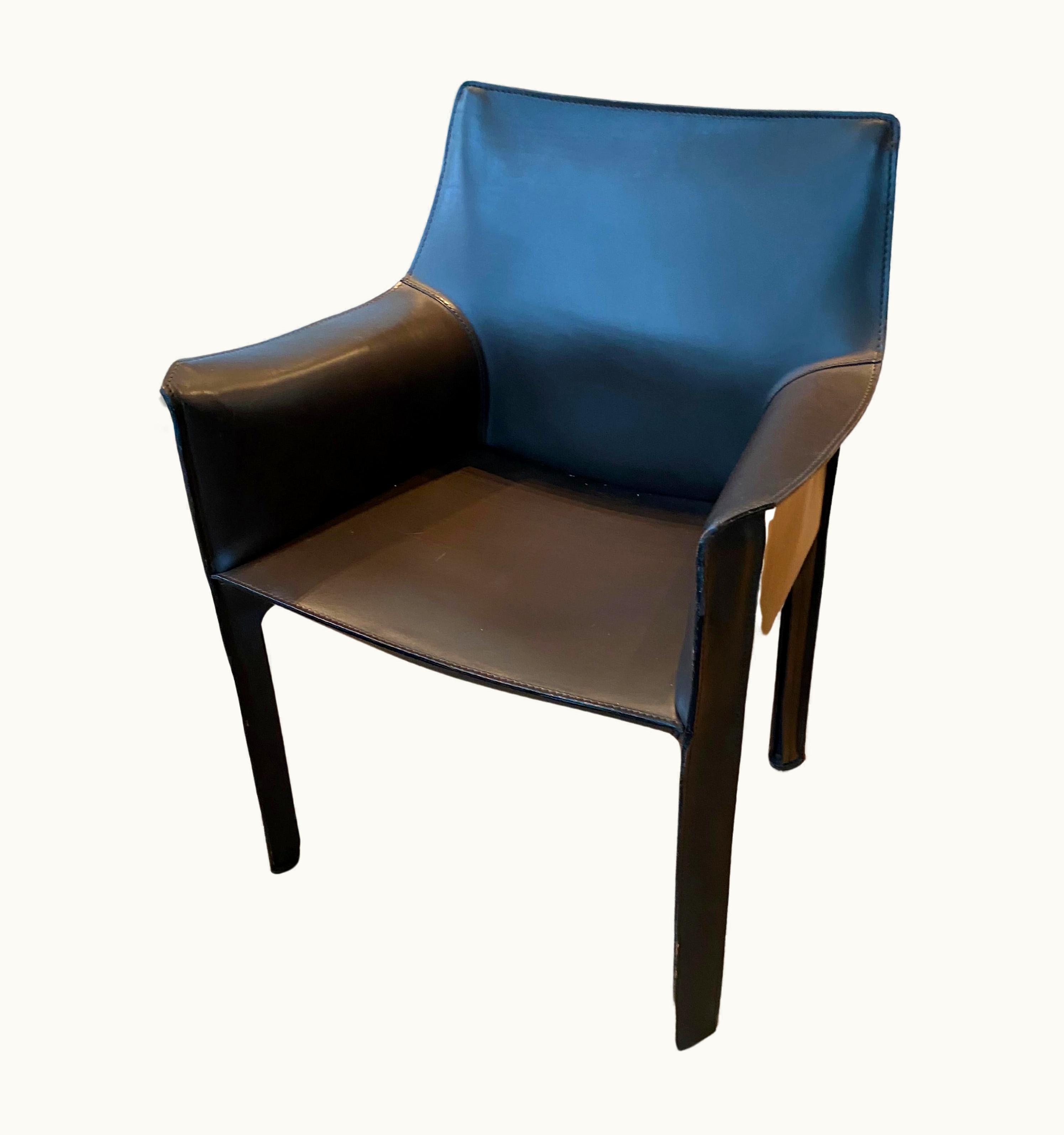 Mario Bellini Mario Bellini Set Of 6 Cab 413 Armchairs By Mario Bellini For Cassina