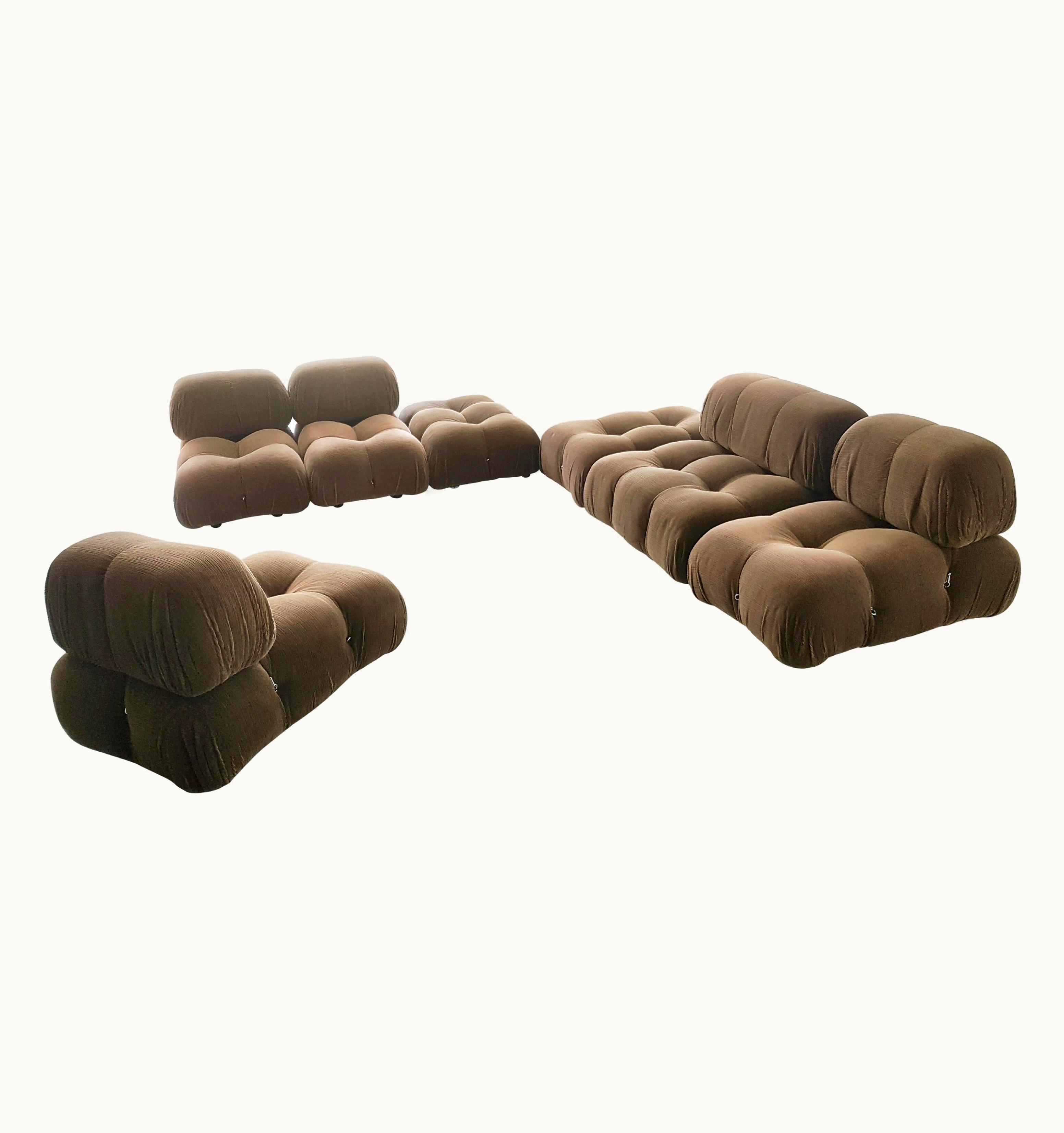 Mario Bellini Mario Bellini Set Of 7 Camaleonda Sittings Designed By Mario Bellini For C&B Italia, 1970