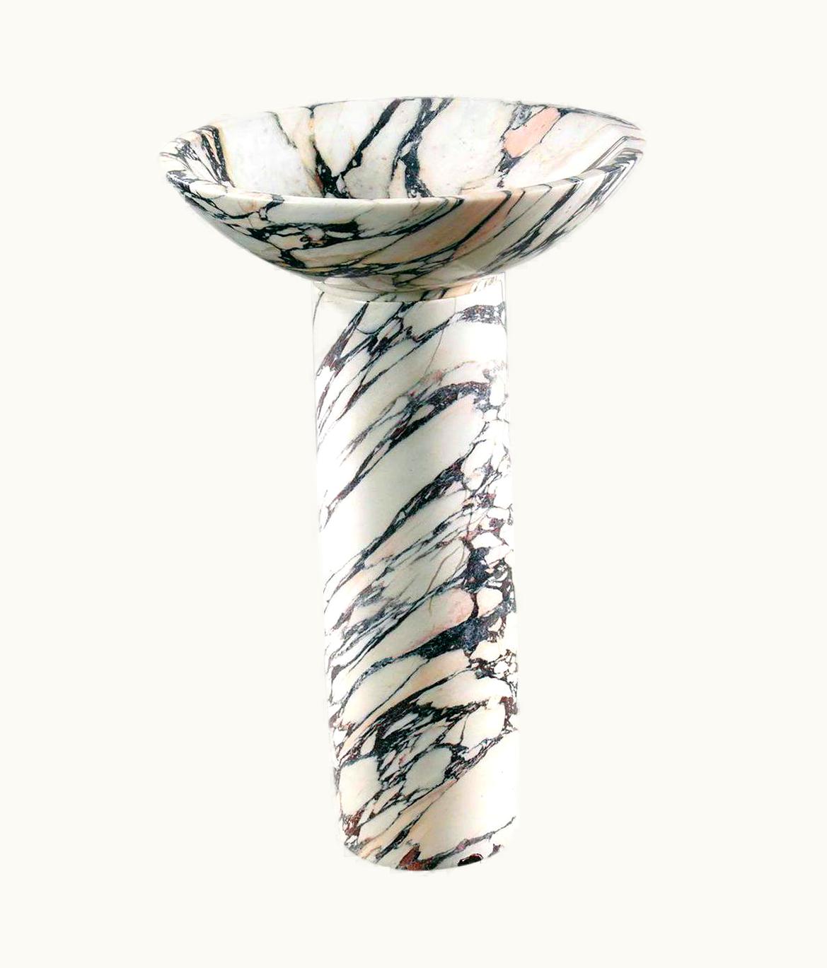 Mario Bellini Mario Bellini 21st Century Single Consolle Marble Bathroom Washbasin By Arch. Mario Bellini