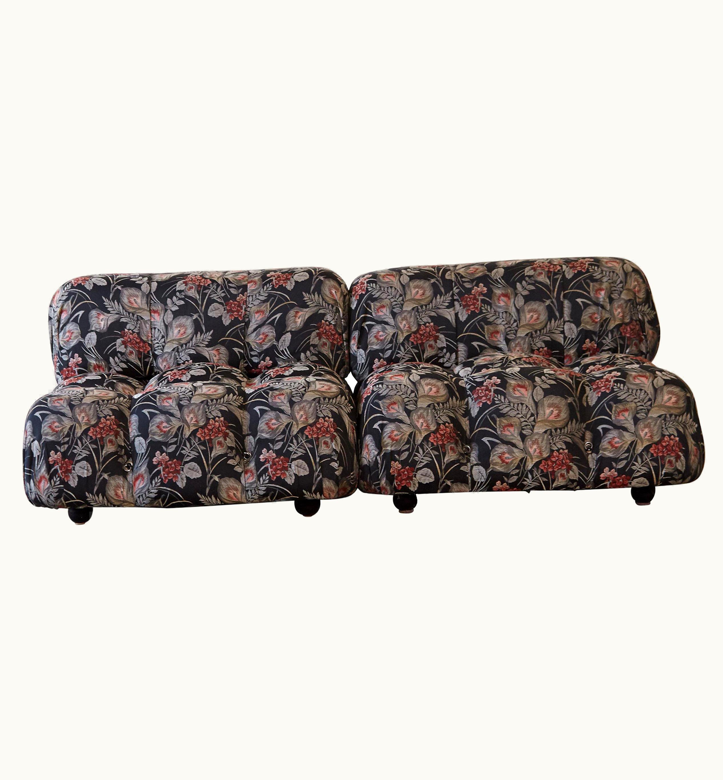 Mario Bellini Mario Bellini 'Camaleonda' Modular Sofa, 2 Elements, B&B Italia, 1970s