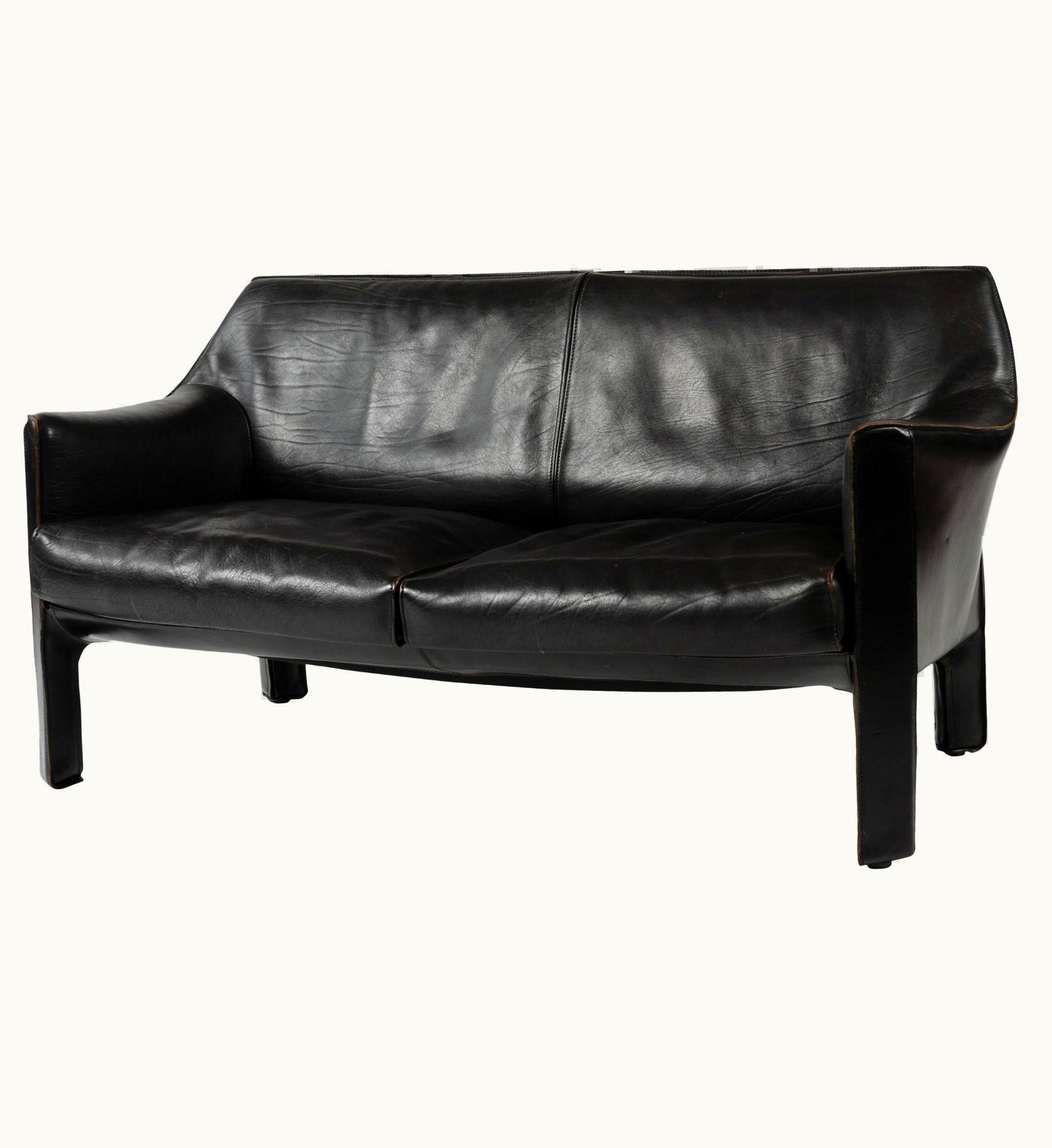 Mario Bellini Mario Bellini 1970s Italian Cab Settee By Mario Bellini For Cassina