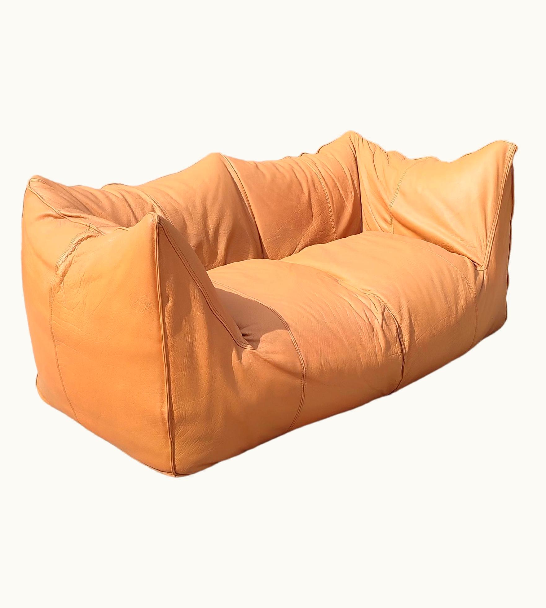 Mario Bellini Mario Bellini Le Bambole Leather Sofa Design Mario Bellini 1970s For B&B Italia
