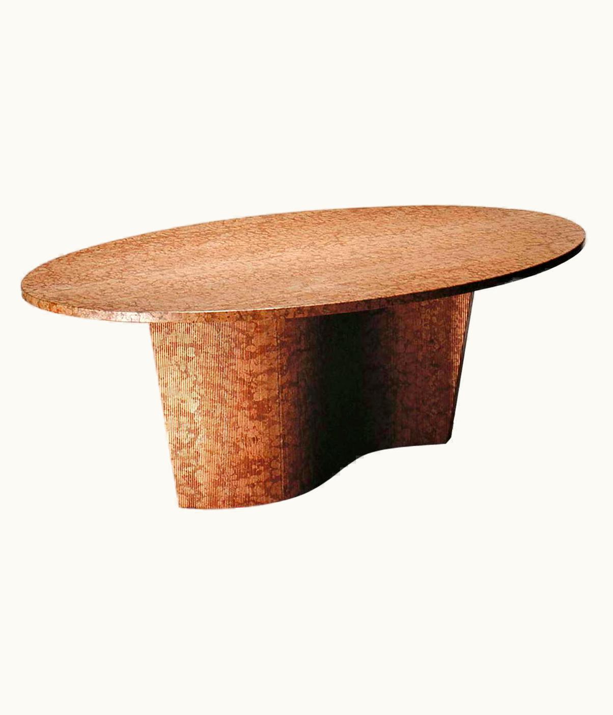 Mario Bellini Mario Bellini 21st Century By Arch.Mario Bellini Rosso Verona Marble Table Doppiasvolta