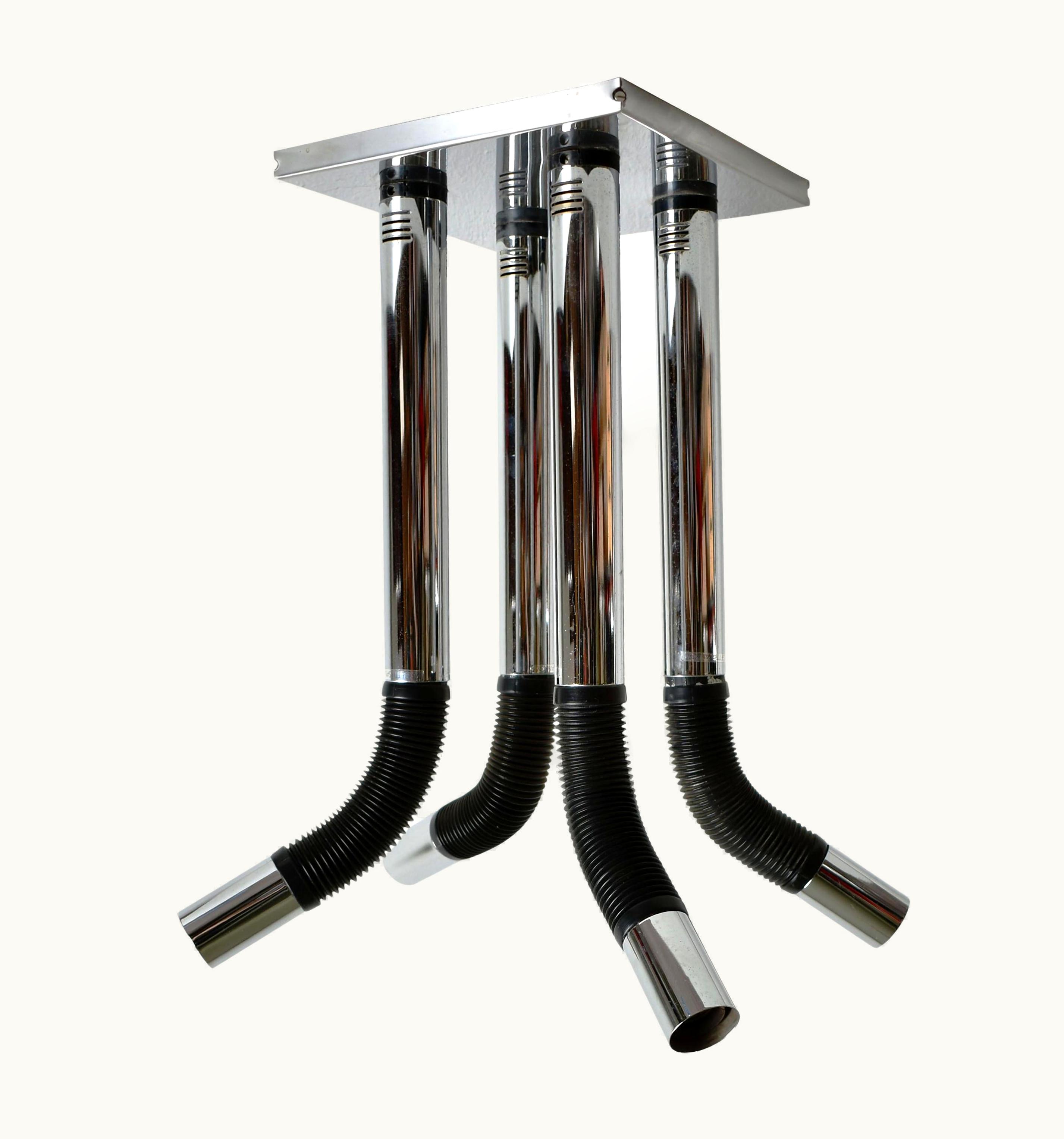 Mario Bellini Mario Bellini Space Age Chandelier Elbow By M. Bellini For Targetti Sankey, Italy, 1970s 1980s