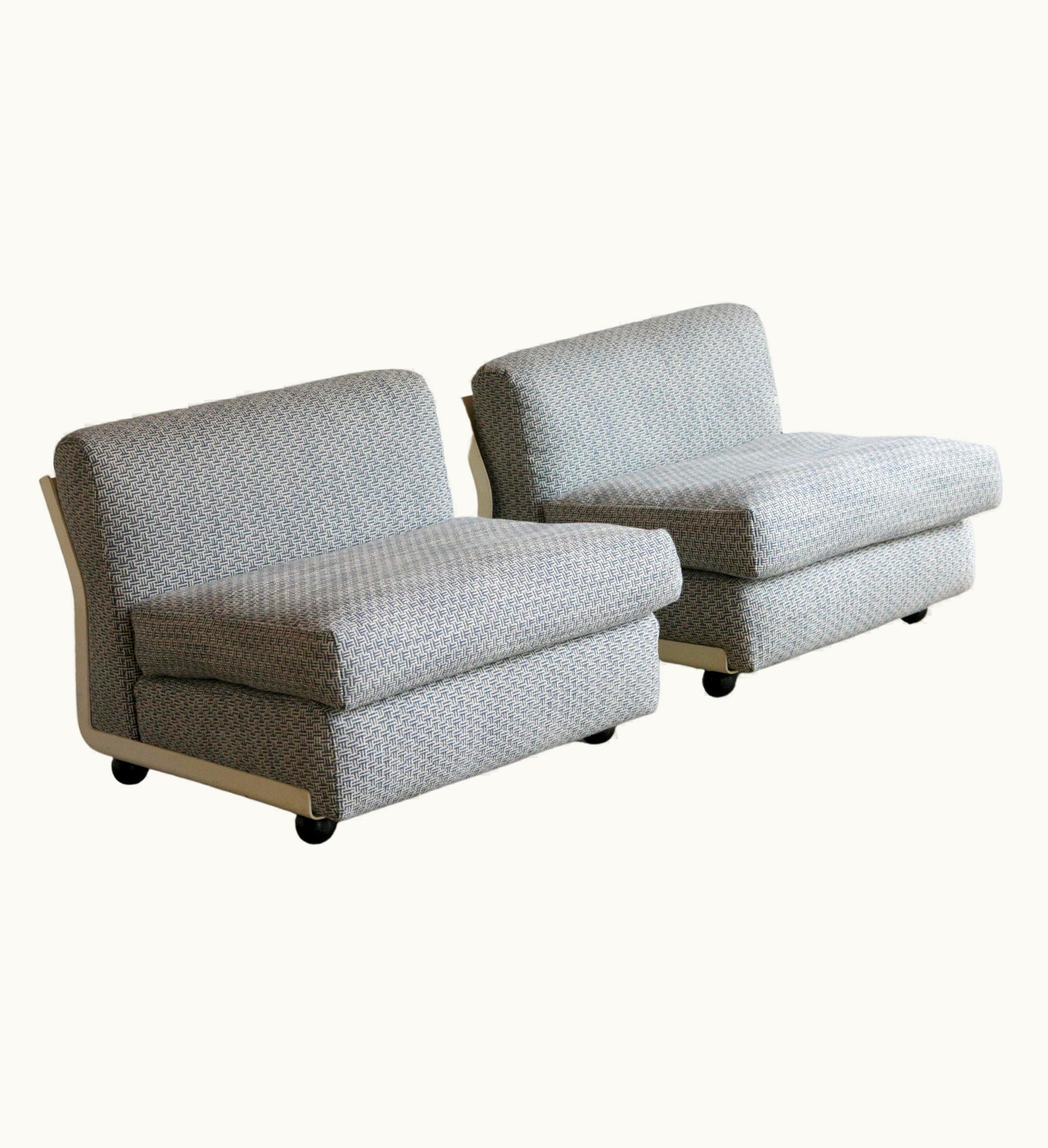 Mario Bellini Mario Bellini Pair Of Mario Bellini Amanta Lounge Chairs