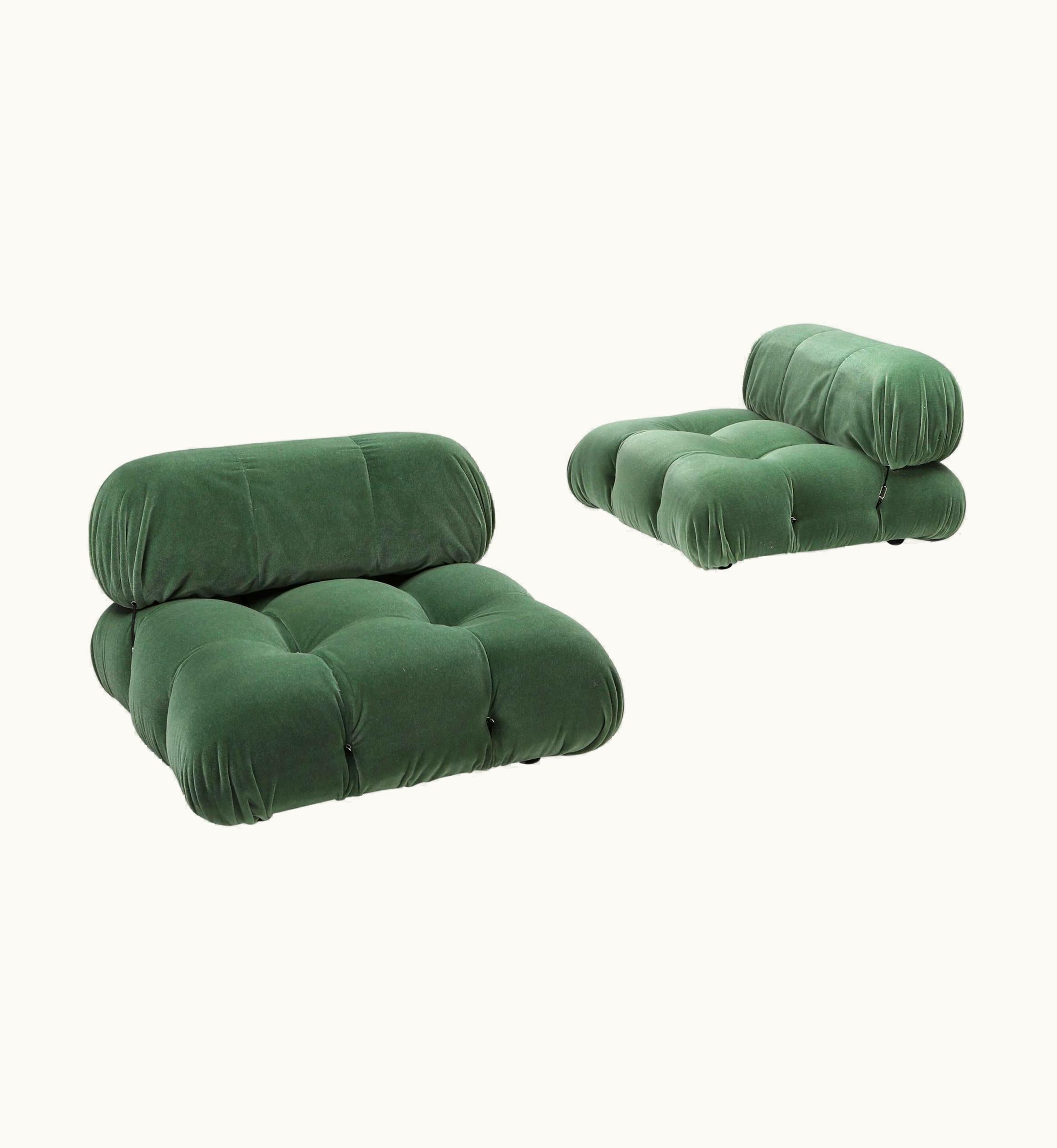 Mario Bellini Mario Bellini Camaleonda Lounge Chair In Pierre Frey Mohair, Italian Design