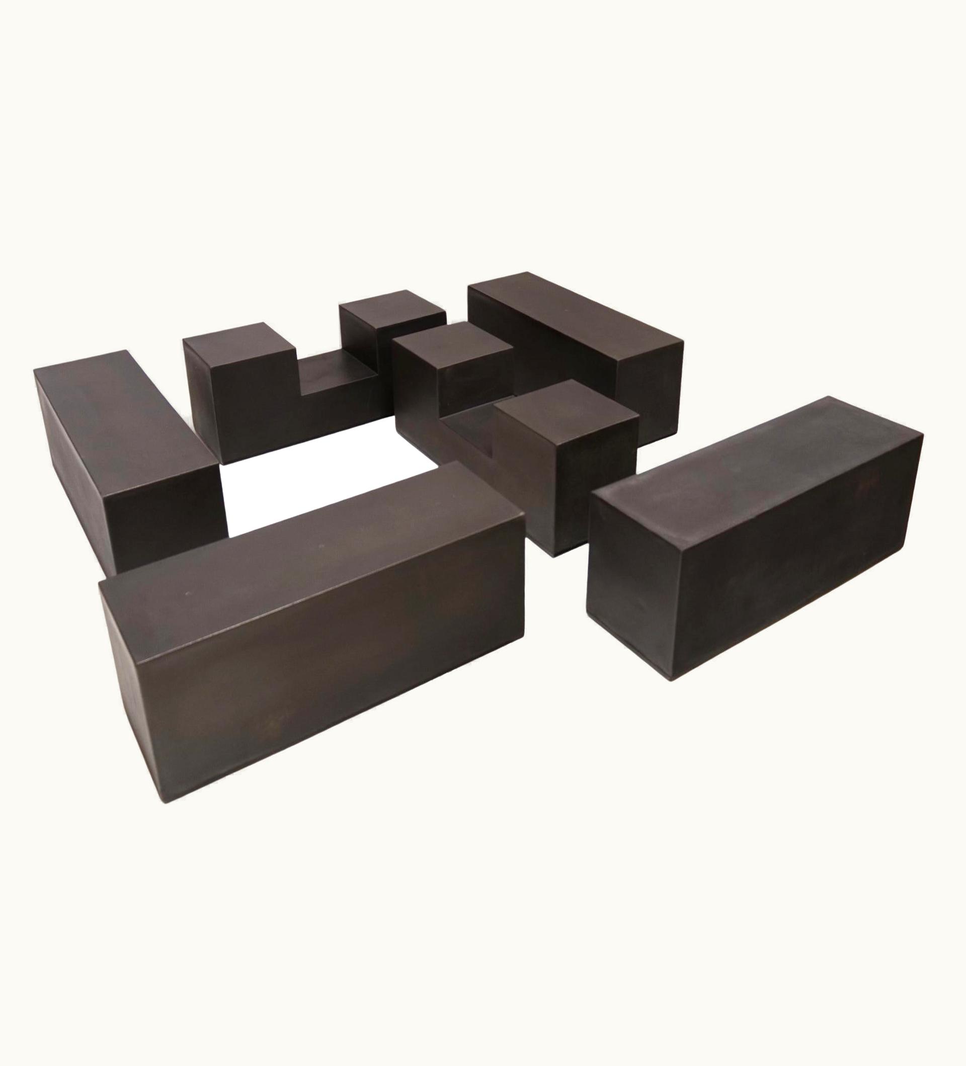 Mario Bellini Mario Bellini Modular The Chess Tables By Mario Bellini For B&B Italia, Set Of 6