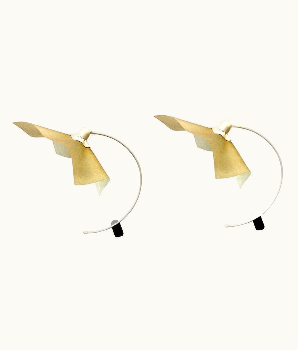 Mario Bellini Mario Bellini Pair Of Italian Mid-Century Modern Table / Desk Lamps 'Area 50' By Mario Bellini