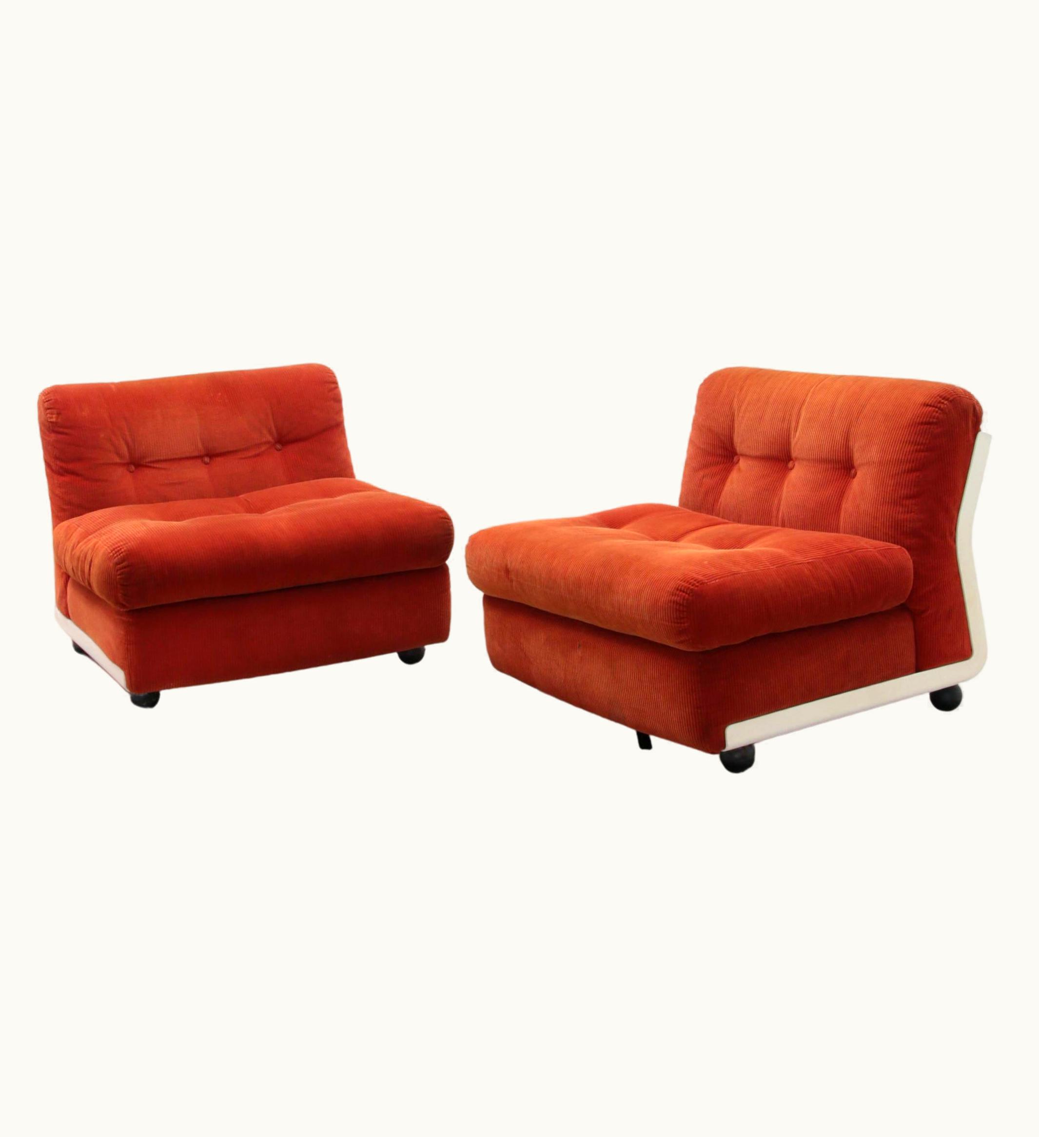 Mario Bellini Mario Bellini Amanta Lounge Chairs By Mario Bellini For C&B Italy, 1963
