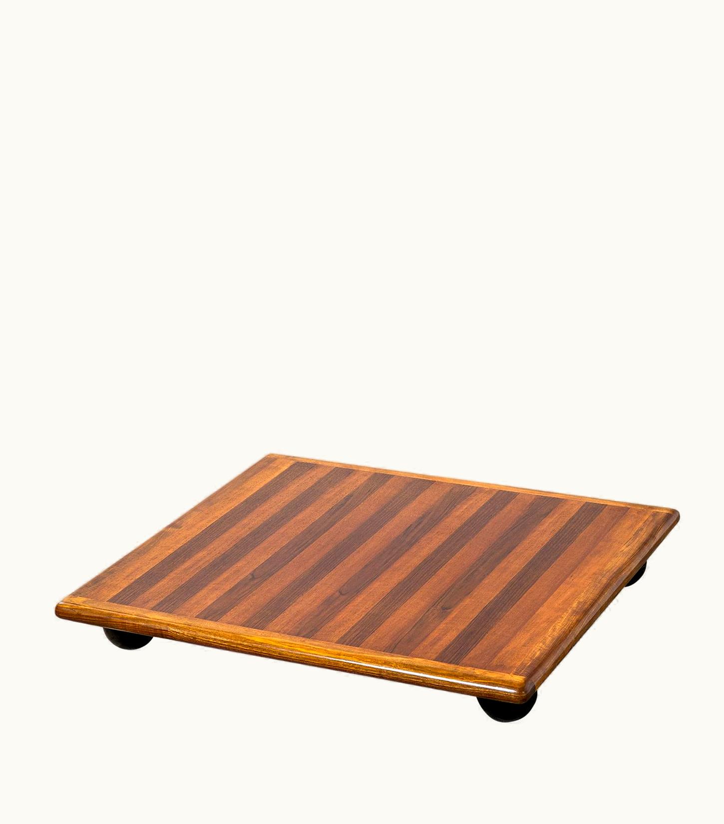 Mario Bellini Mario Bellini 20th Century Mario Bellini Low Table Model Pianura For Cassina In Wood