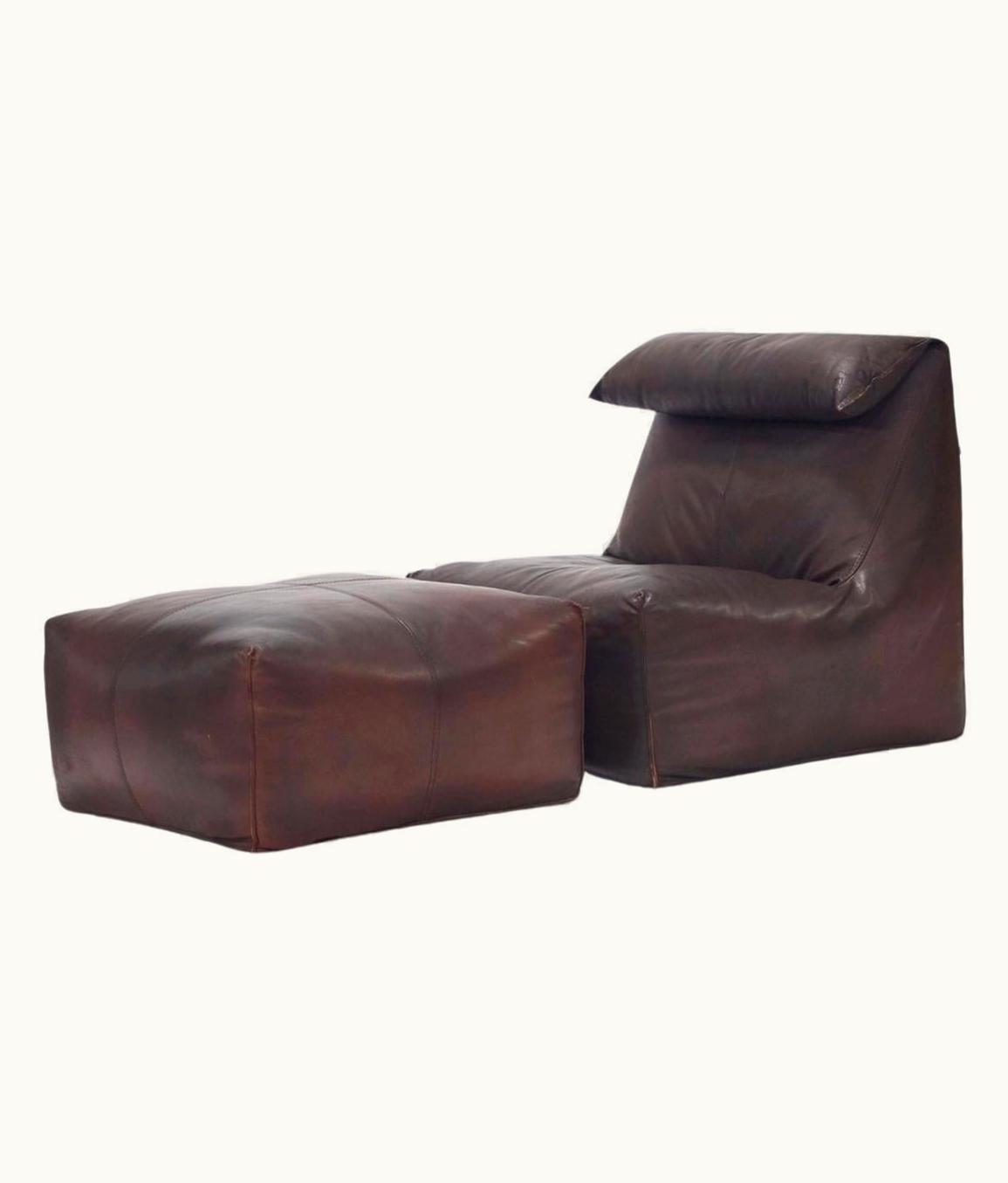 Mario Bellini Mario Bellini Bambole Lounge Chair And Ottoman For B&B Italia