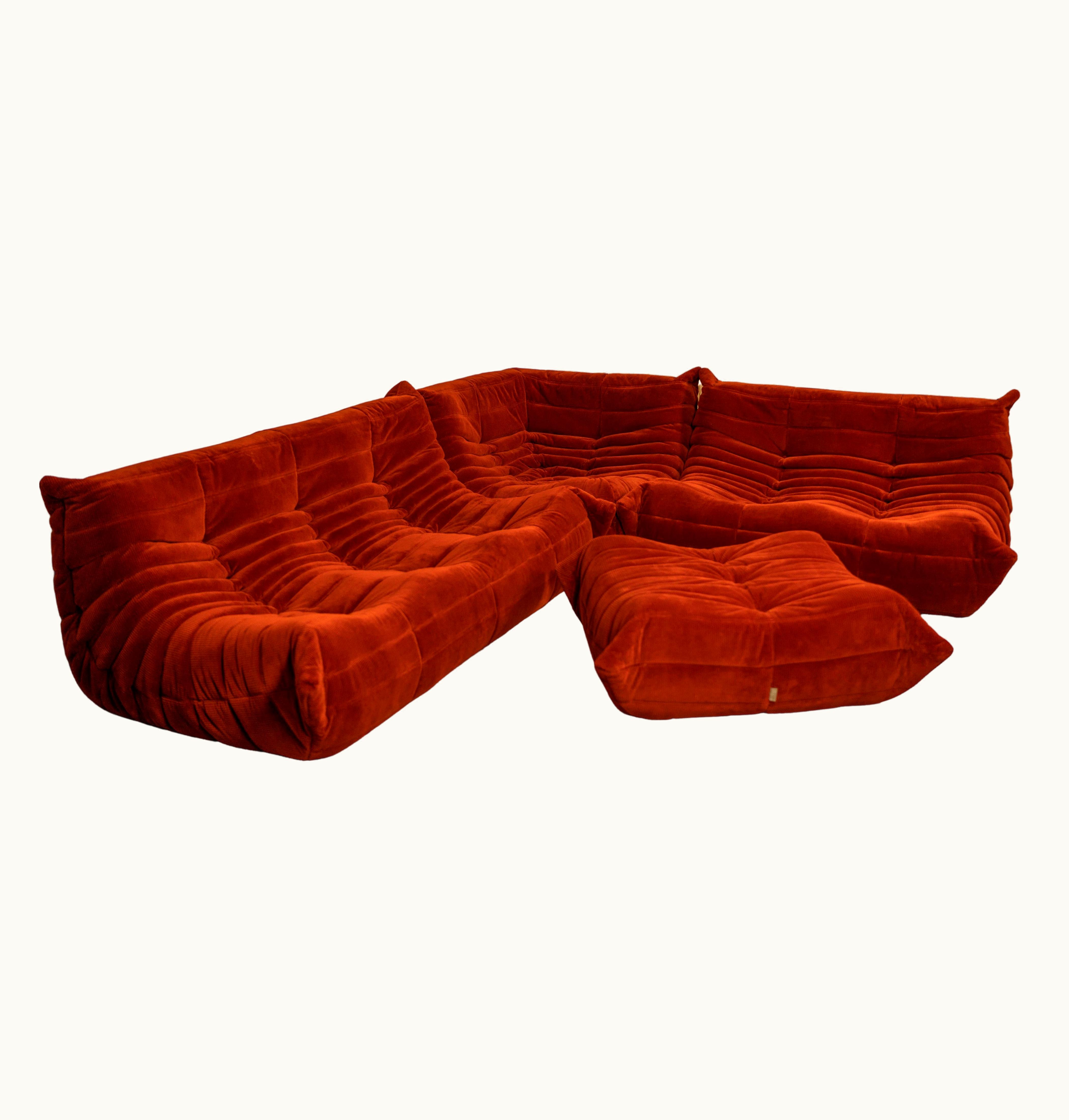 Michel Ducaroy Michel Ducaroy Togo Sofa By Michel Ducaroy, 5 Pieces, For Ligne Roset