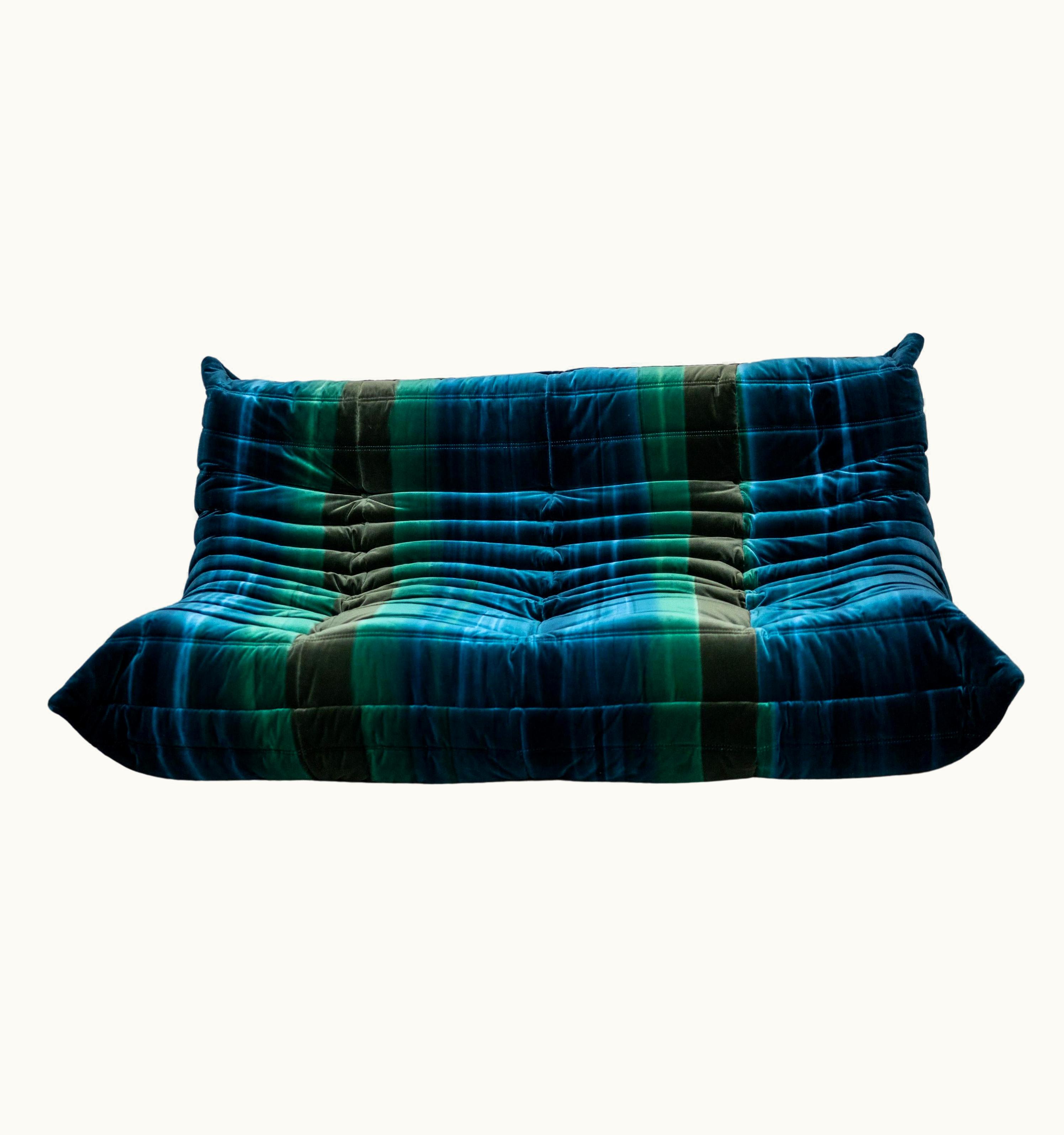 Michel Ducaroy Michel Ducaroy Togo Sofa In Velvet By Michel Ducaroy For Ligne Roset