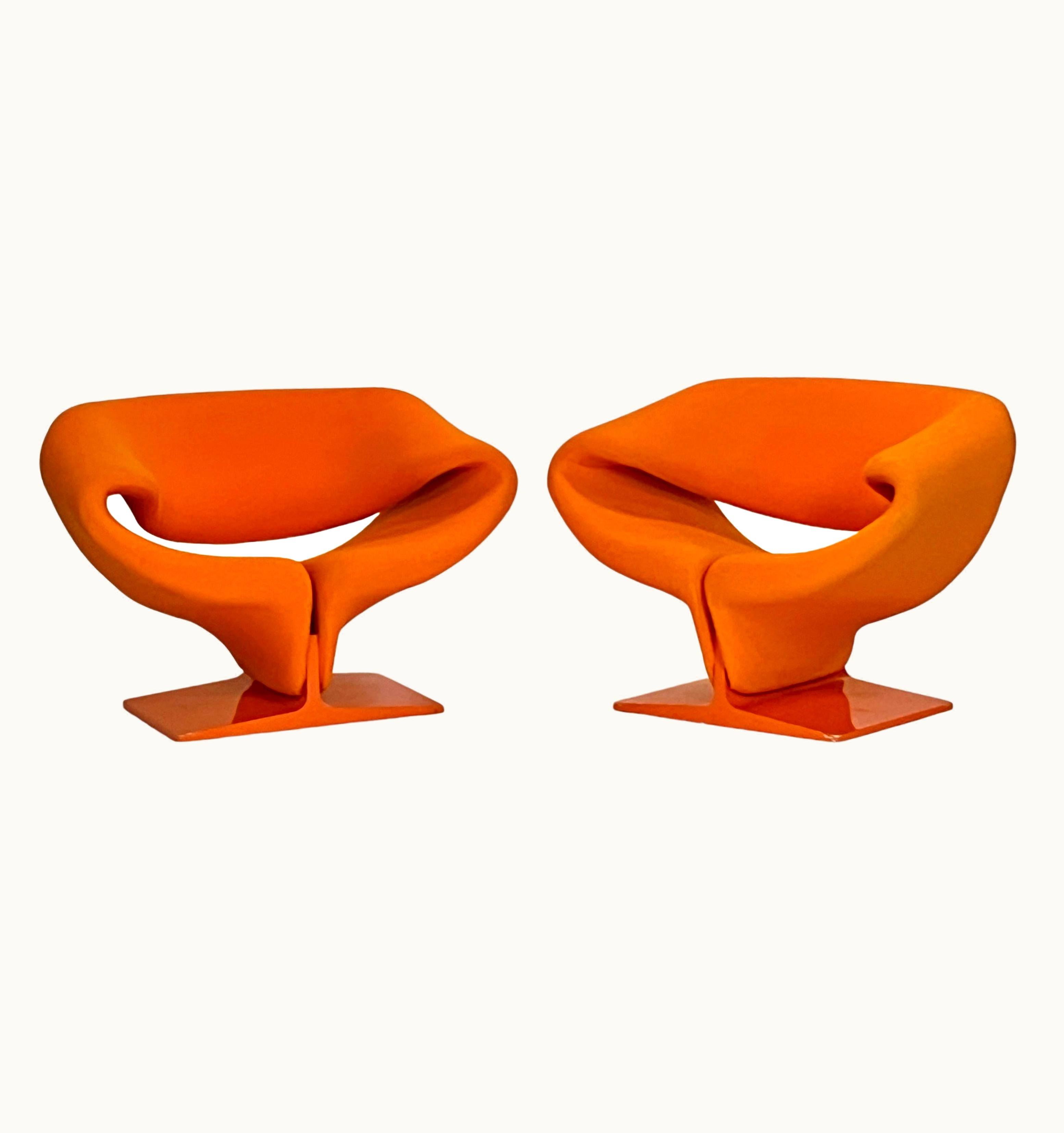 Pierre Paulin Pierre Paulin Pair Of Pierre Paulin Ribbon Chair By Artifort