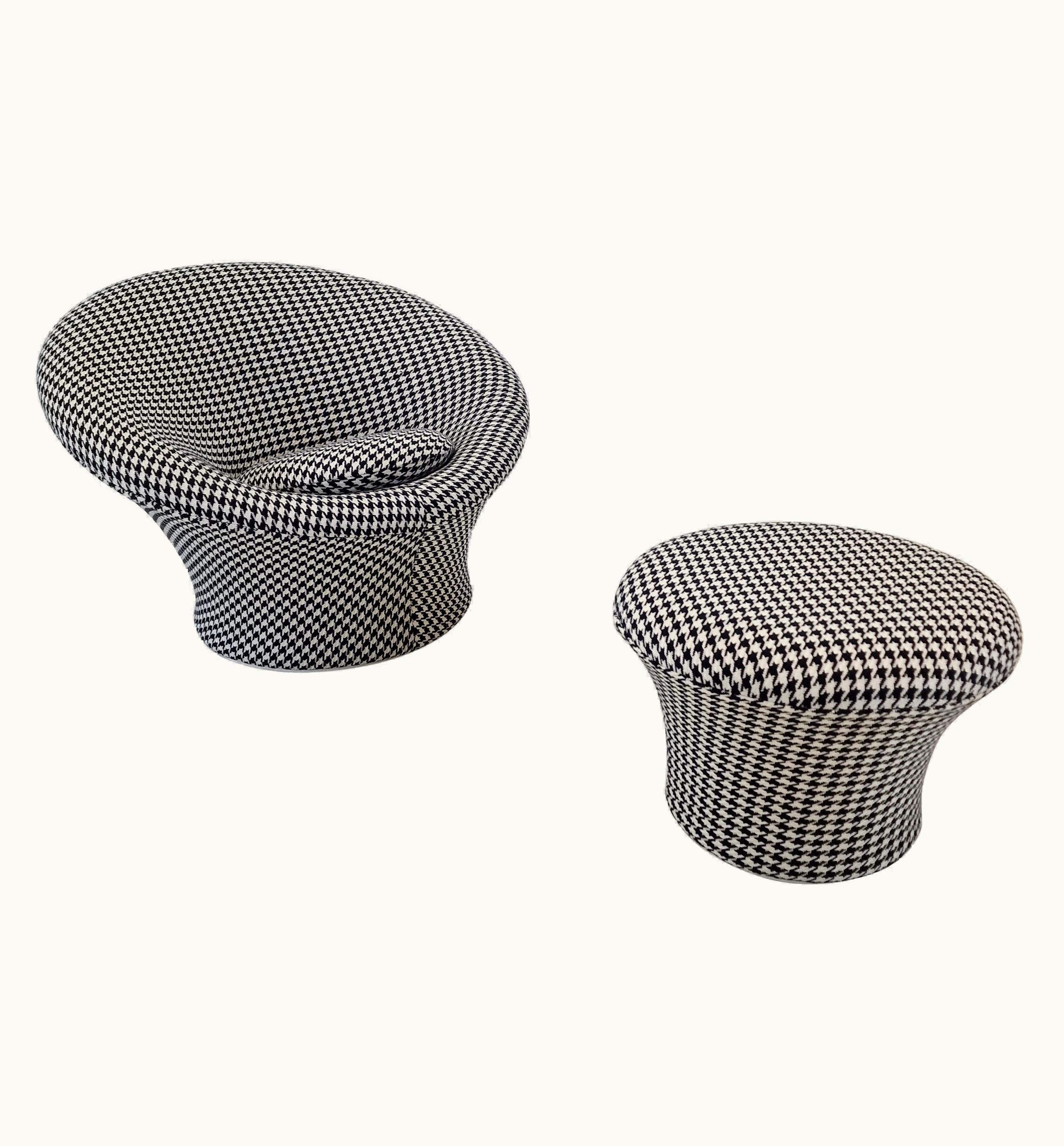 Pierre Paulin Pierre Paulin Mushroom Armchair And Ottoman By Pierre Paulin For Artifort, 1960s UZ0194069