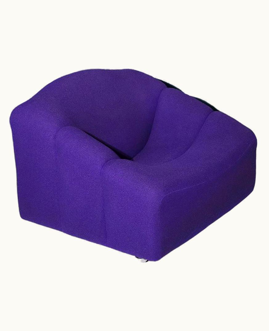 Pierre Paulin Pierre Paulin Stunning Purple Pierre Paulin 'ABCD' Chair For Artifort, 1960s