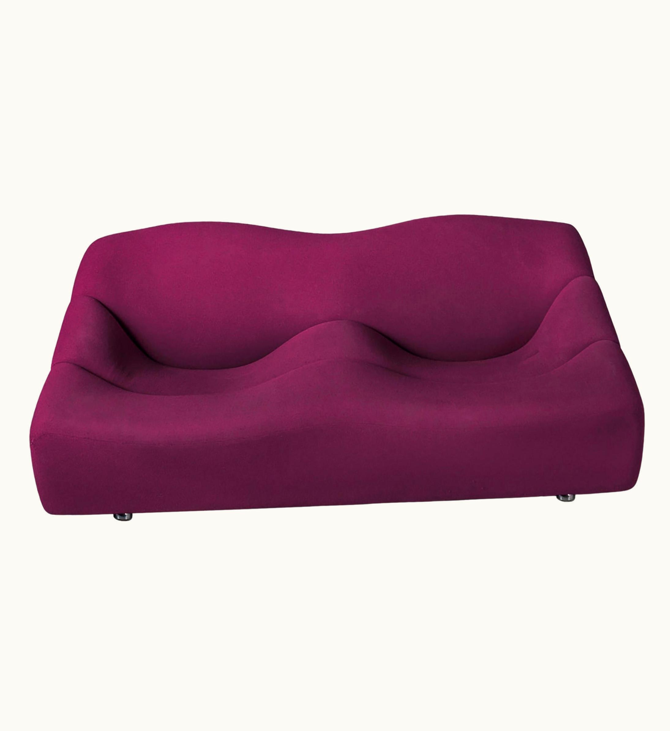 Pierre Paulin Pierre Paulin For Artifort ¬¨¬•ABCD¬¨¬• Two Seat Sofa In Purple Upholstery