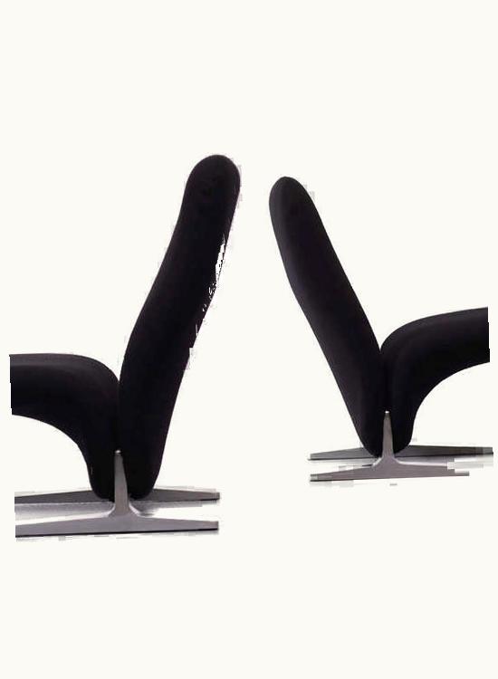 Pierre Paulin Pierre Paulin F780 Concorde Lounge Chairs By Pierre Paulin For Artifort In New Upholstery