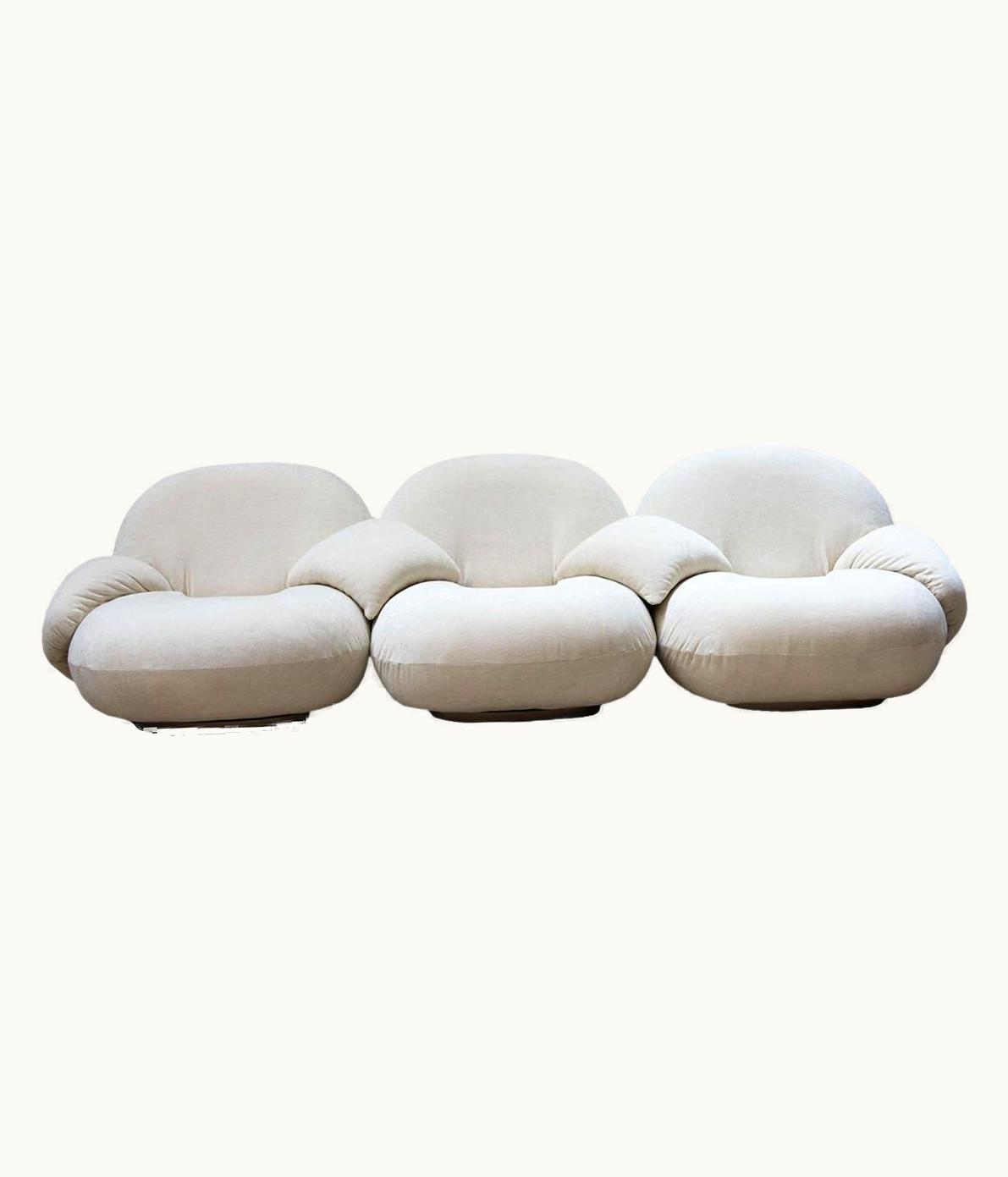 Pierre Paulin Pierre Paulin Gubi 3-Seater Pacha Sofa With Armrests Designed By Pierre Paulin