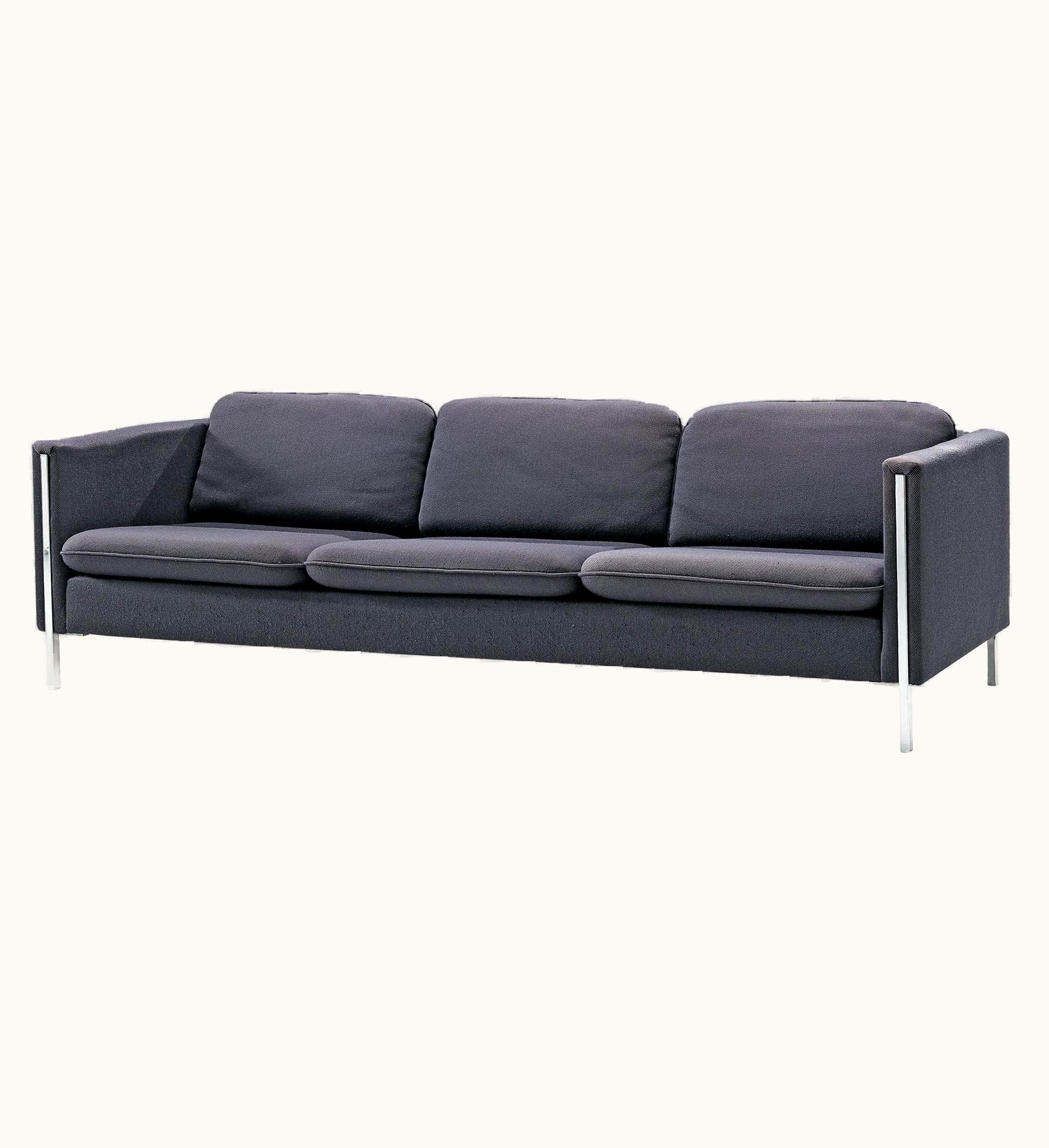 Pierre Paulin Pierre Paulin For Artifort Sofa In Blue Upholstery