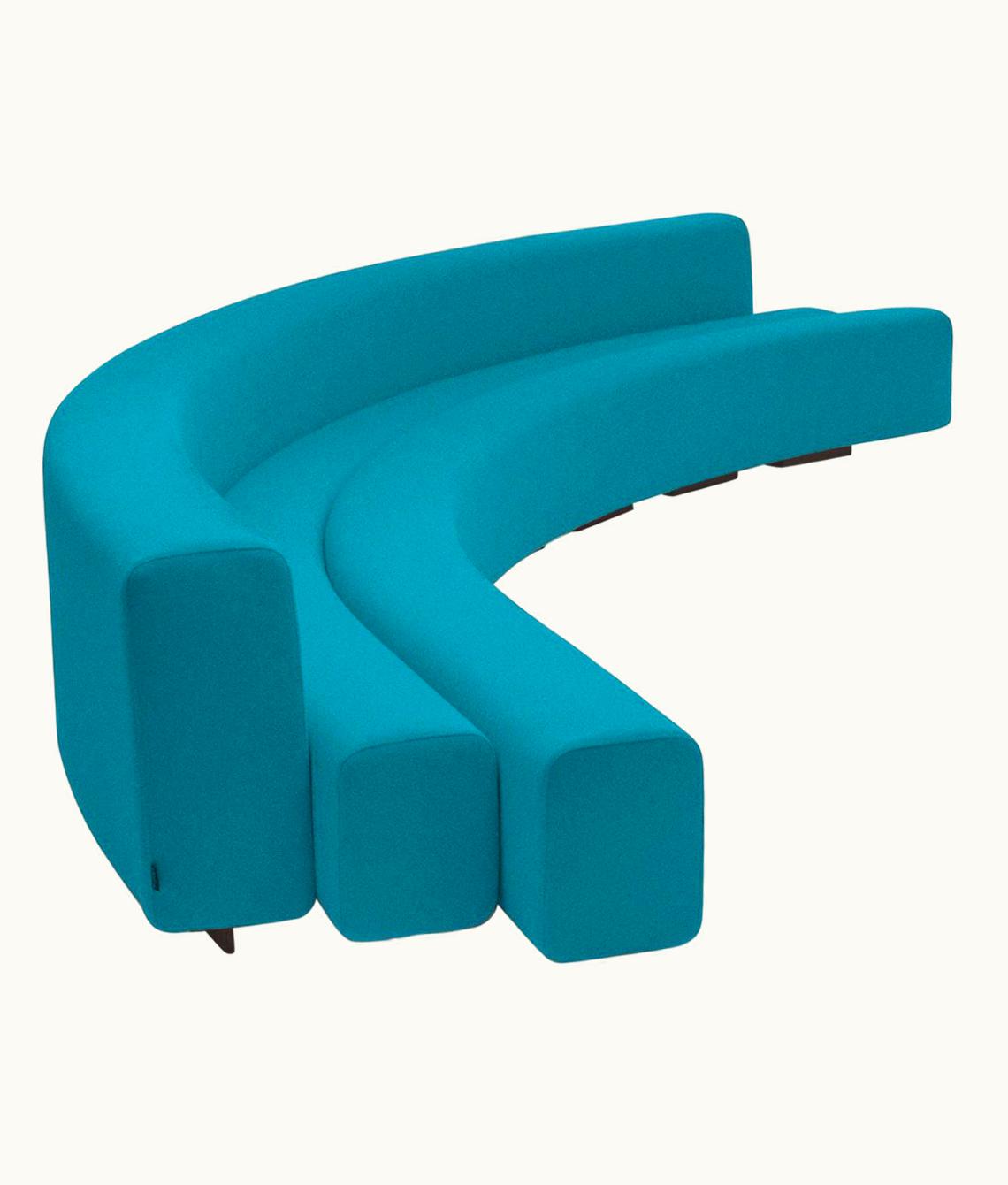 Pierre Paulin Pierre Paulin Osaka Cyan Flexible Curve Sofa 380cm By La Cividina