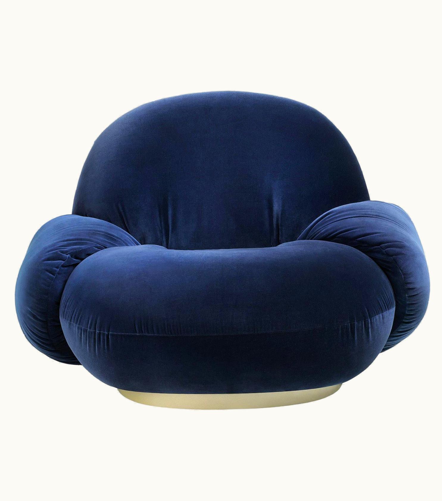 Pierre Paulin Pierre Paulin Fixed Or Swivel Base Pacha Lounge Chair With Double Armrests