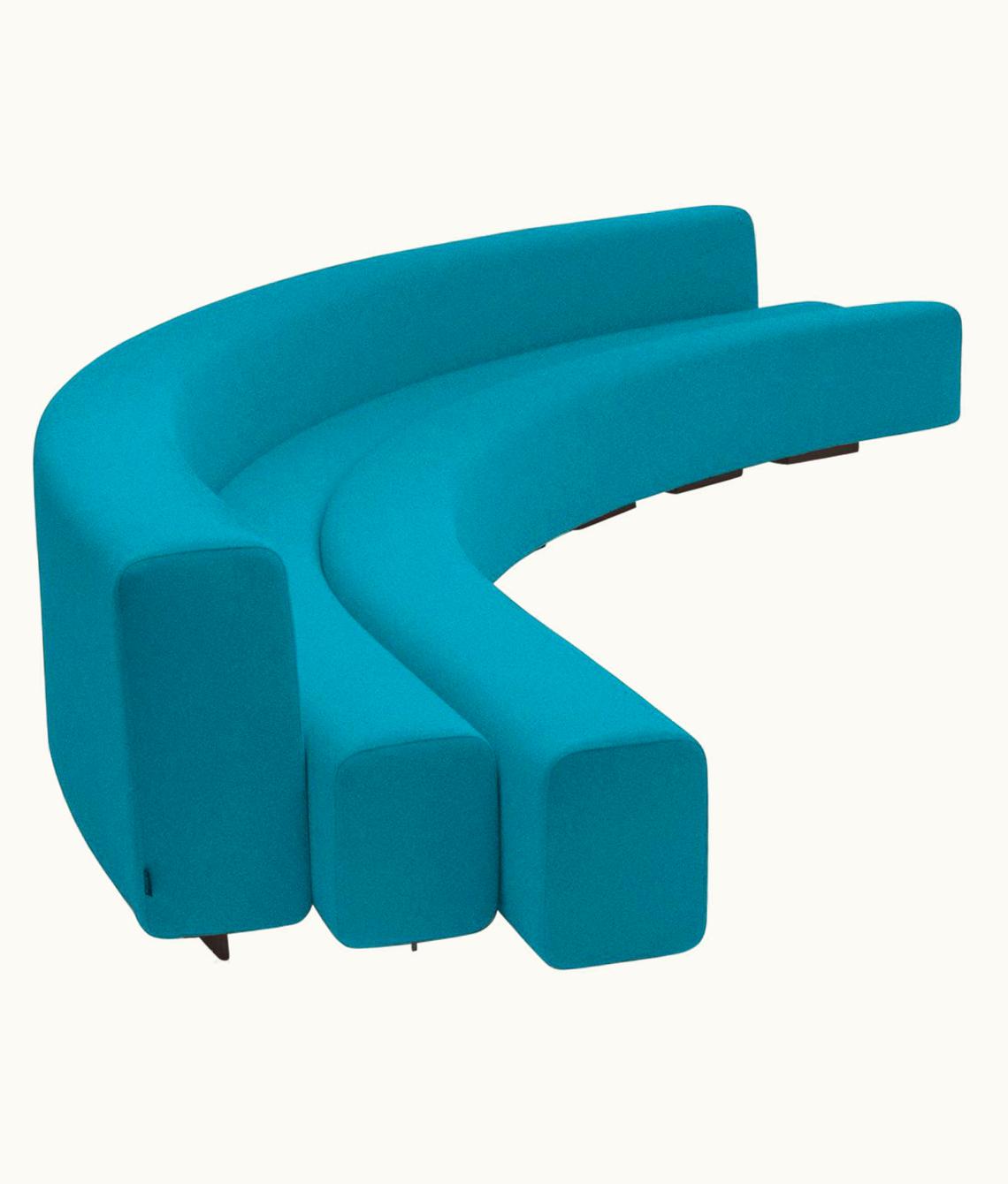 Pierre Paulin Pierre Paulin Osaka Cyan Flexible Curve Sofa 330cm By La Cividina