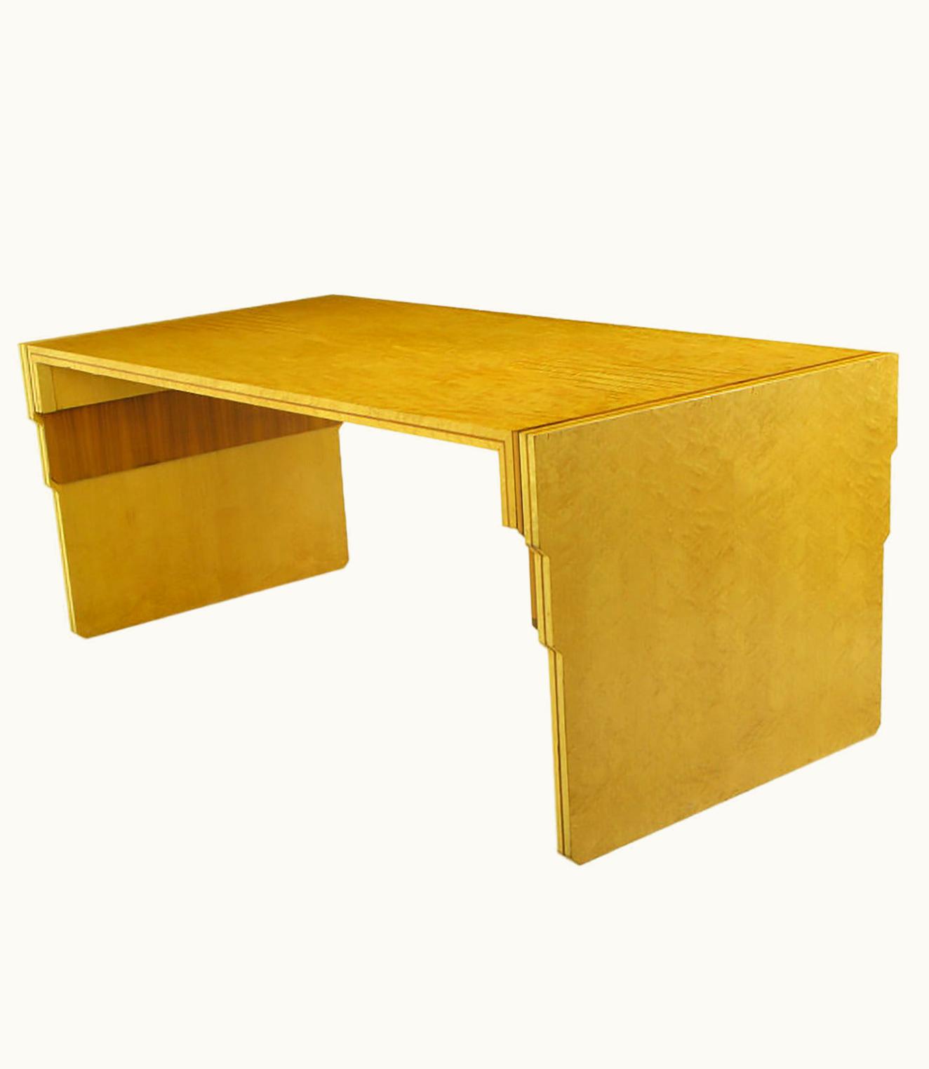 Pierre Paulin Pierre Paulin Bird's-Eye Maple And Walnut Parquetry Writing Table