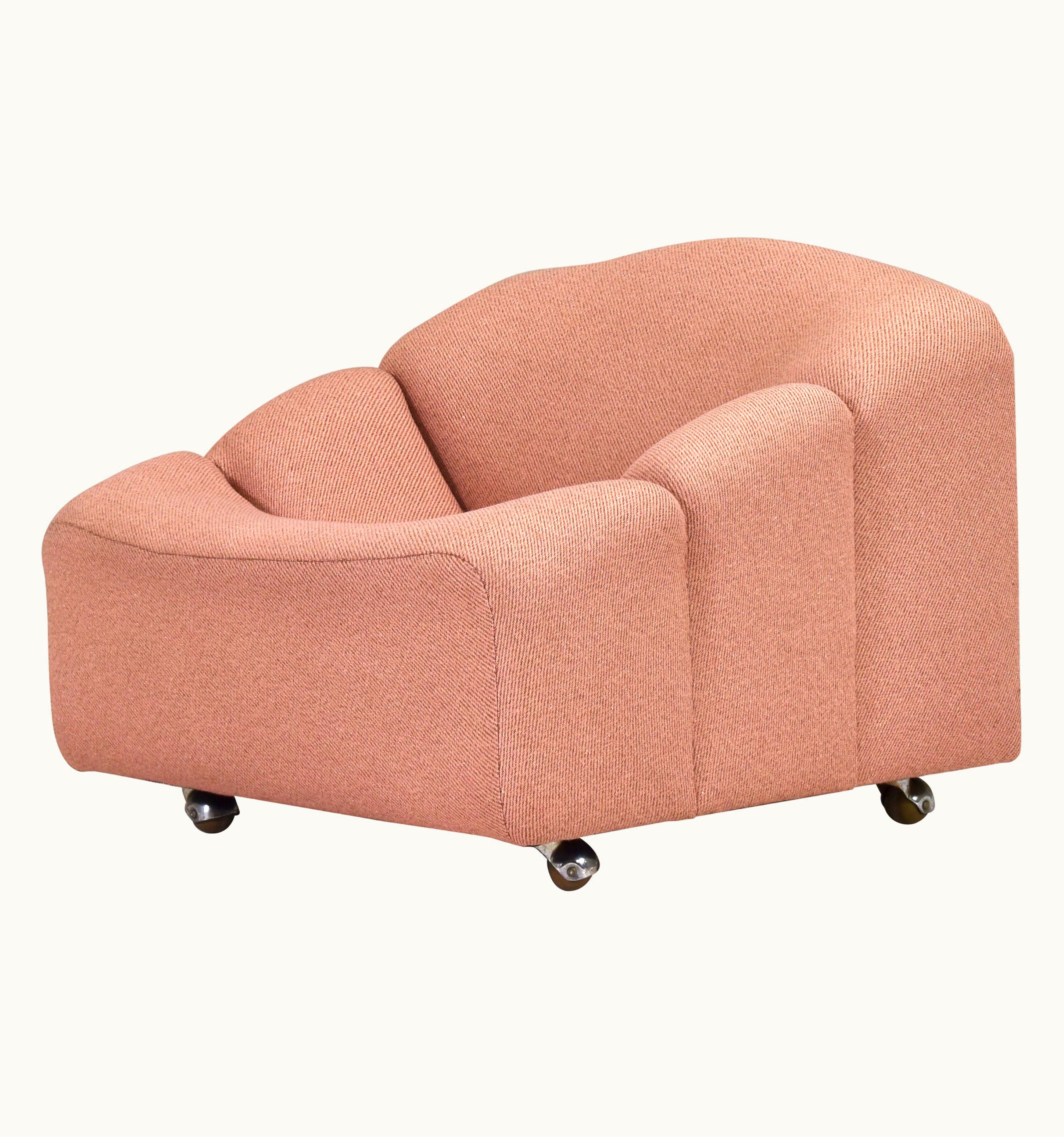 Pierre Paulin Pierre Paulin ABCD Armchair By Pierre Paulin For ARTIFORT Original Fabric, Netherlands - 1968