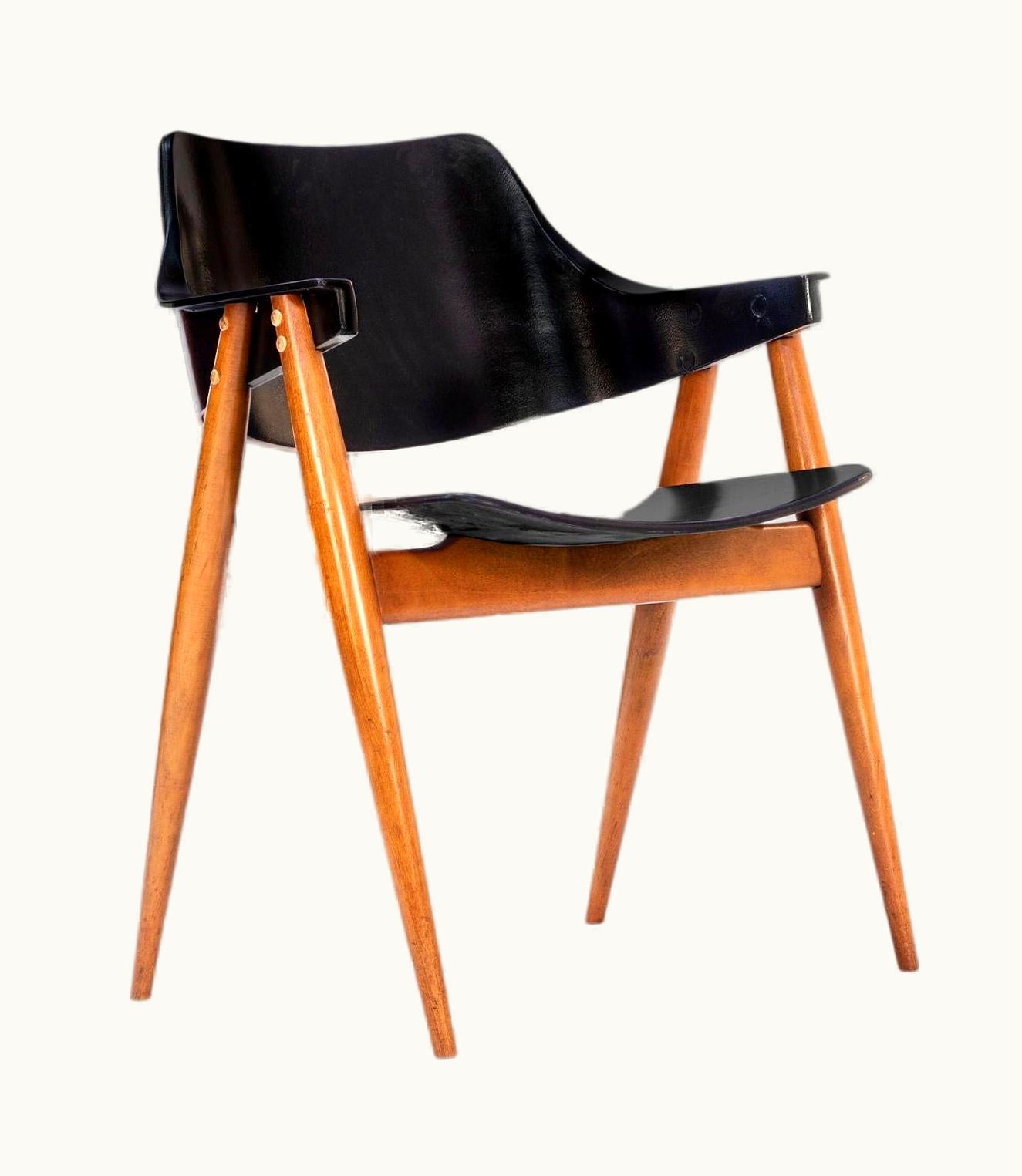 Pierre Paulin Pierre Paulin Reimagined Pierre Paulin Bentwood Accent / Side Chair For Thonet, C. 1955