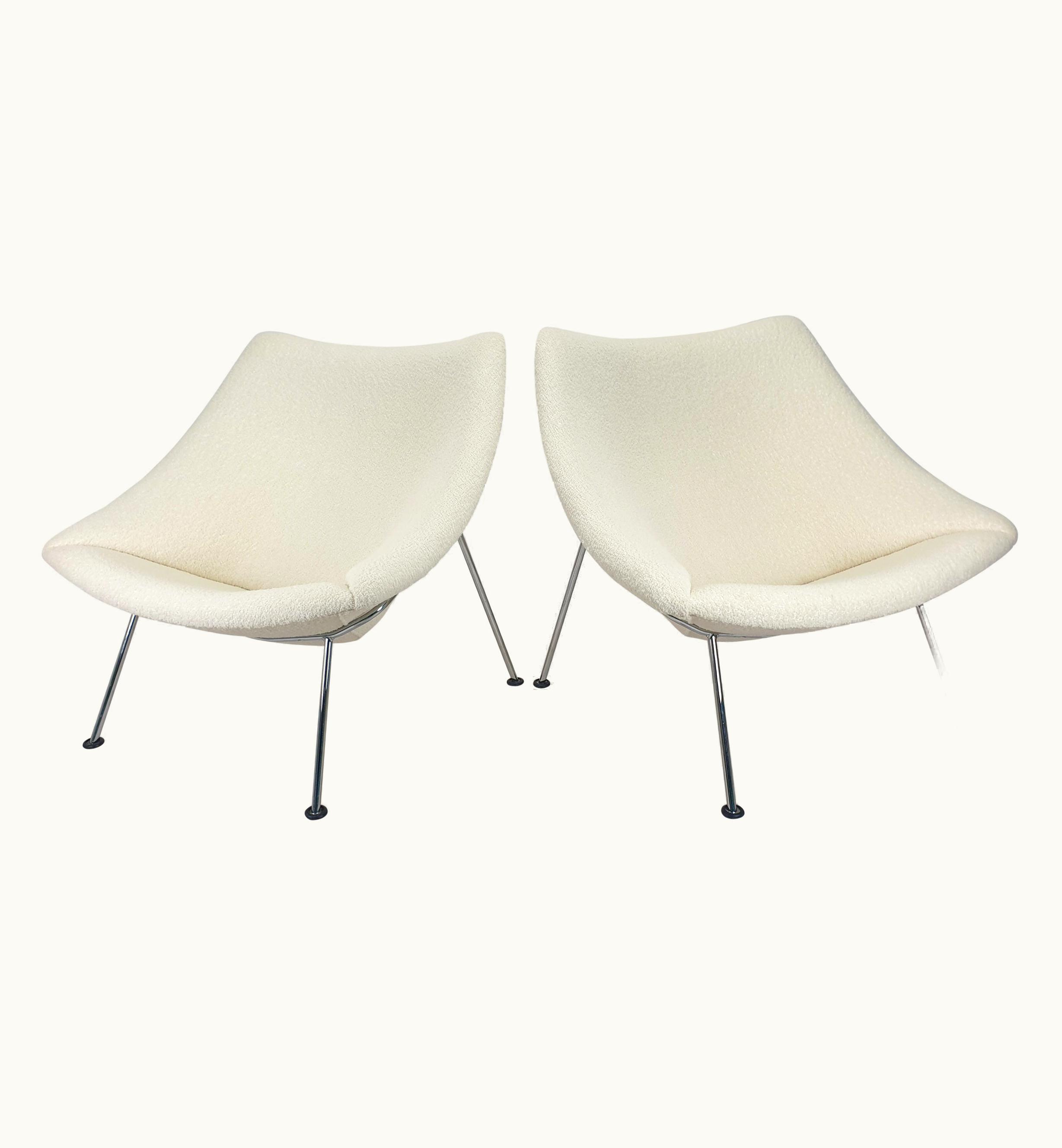 Pierre Paulin Pierre Paulin Oyster Chair Set By Pierre Paulin For Artifort, 1980's