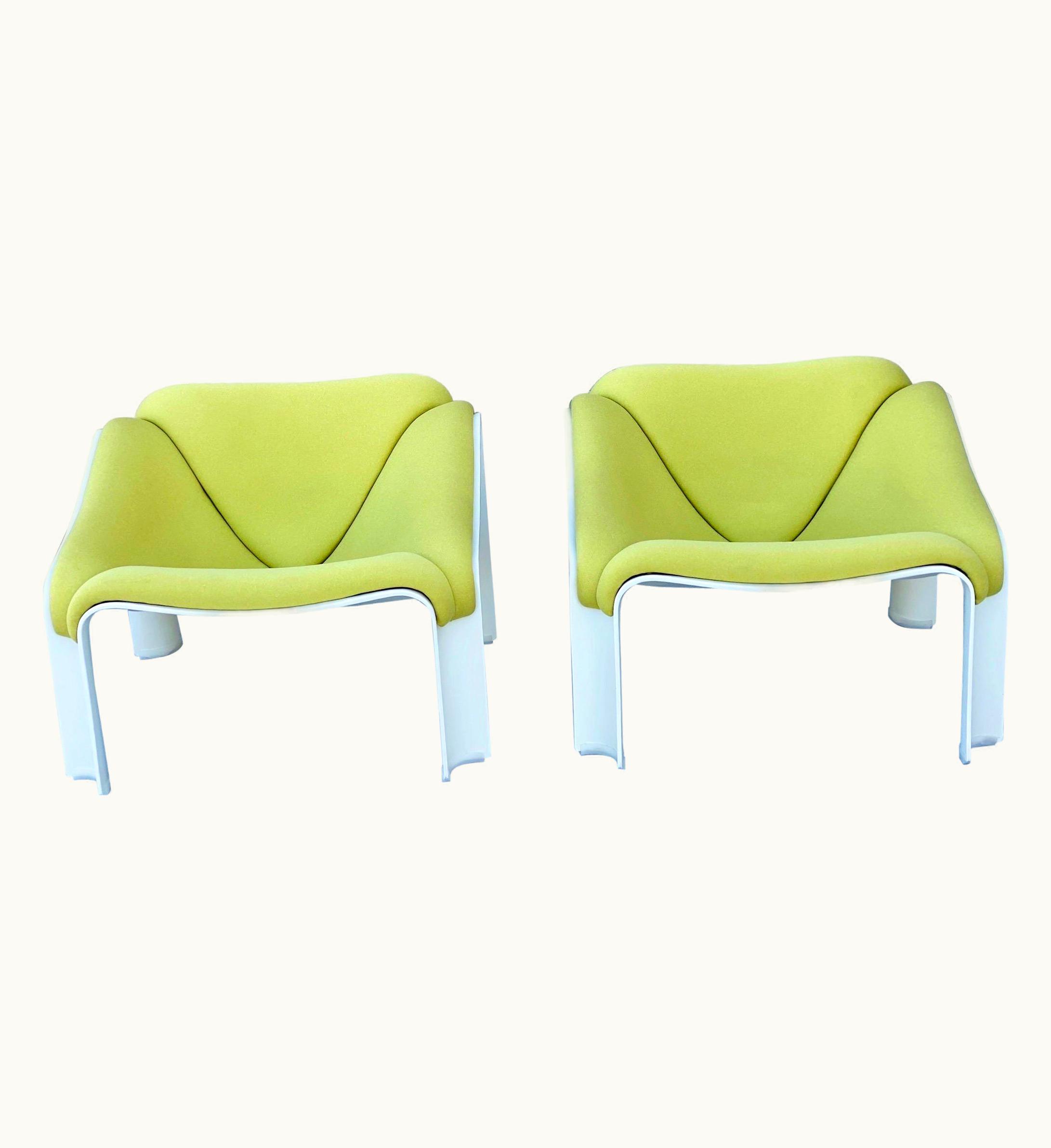 Pierre Paulin Pierre Paulin 1970s Pierre Paulin For Artifort F303 Lounge Chair, A Pair