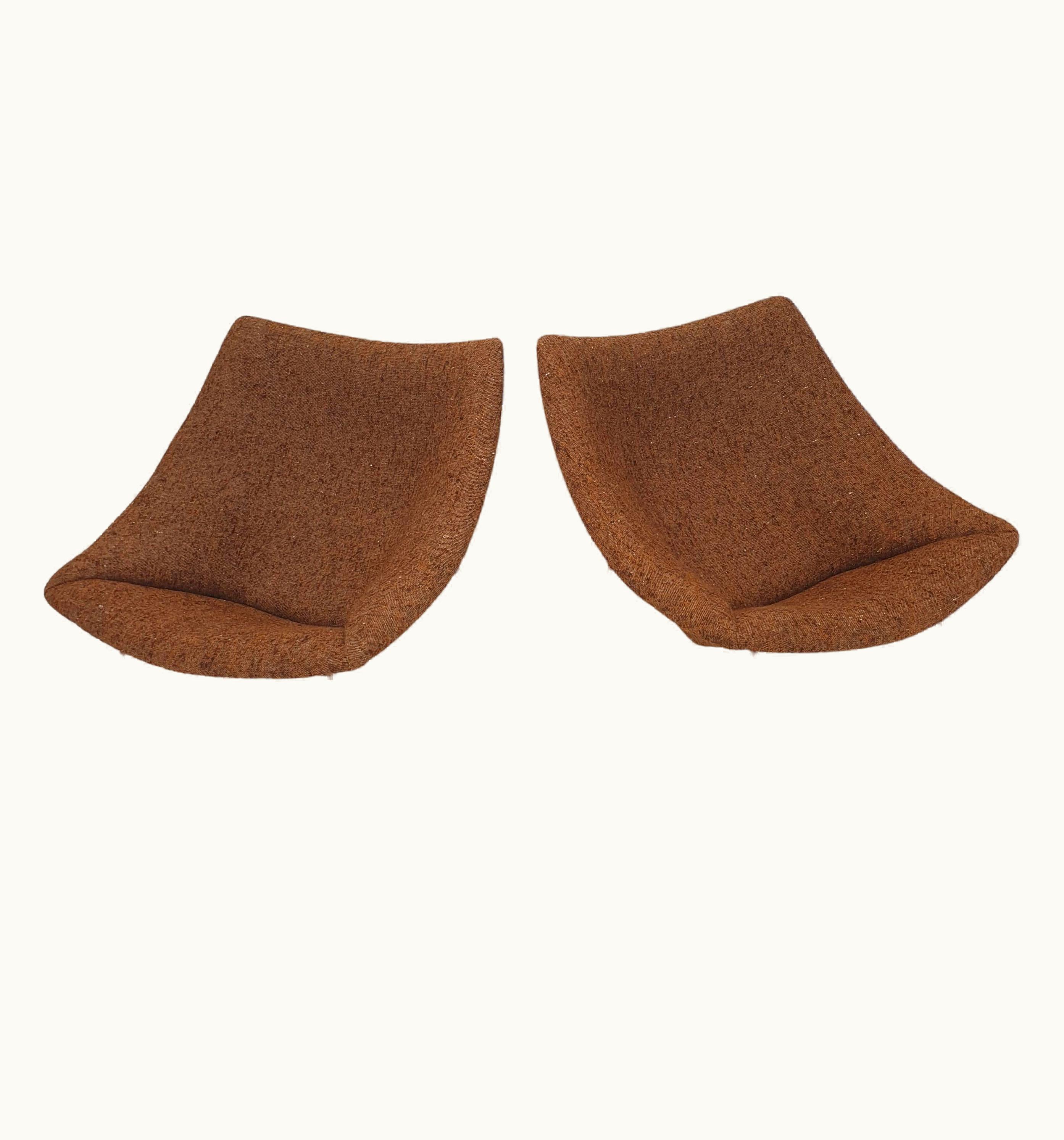 Pierre Paulin Pierre Paulin Oyster Chair Set By Pierre Paulin For Artifort, 1960's