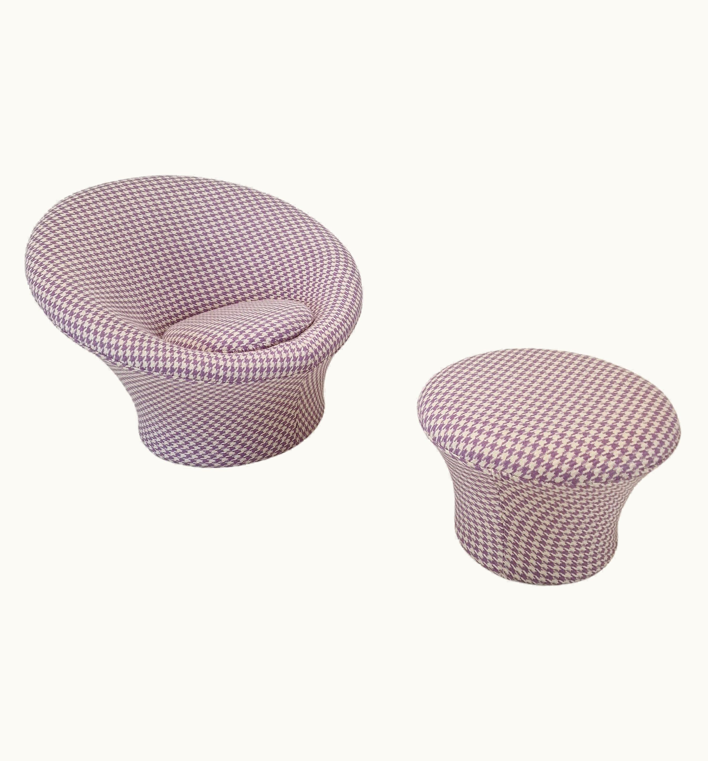 Pierre Paulin Pierre Paulin Mushroom Armchair And Ottoman By Pierre Paulin For Artifort, 1960s UZ0194371