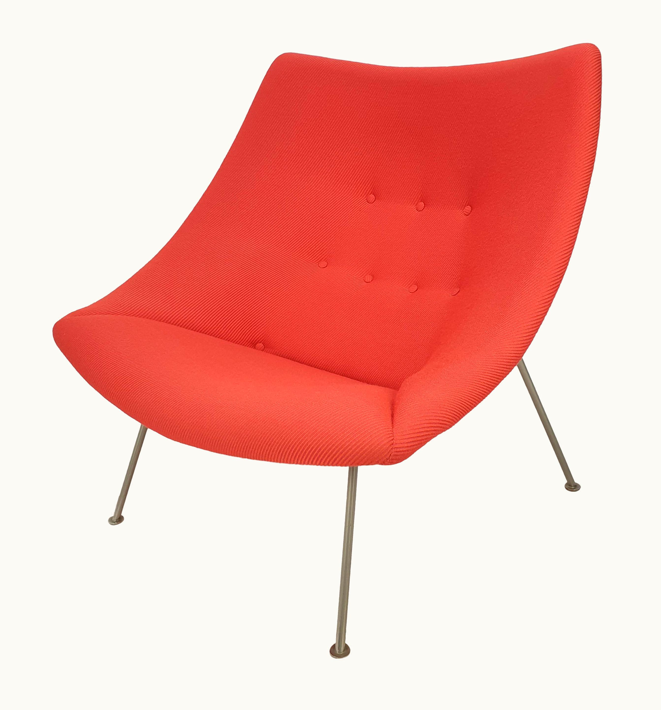 Pierre Paulin Pierre Paulin Mid-Century Oyster Lounge Chair By Pierre Paulin For Artifort, 1960s