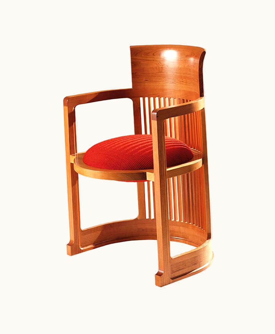 Frank Lloyd Wright Frank Lloyd Wright Frank Lloyd Wrigh Barrel Chair By Cassina UZ0194494