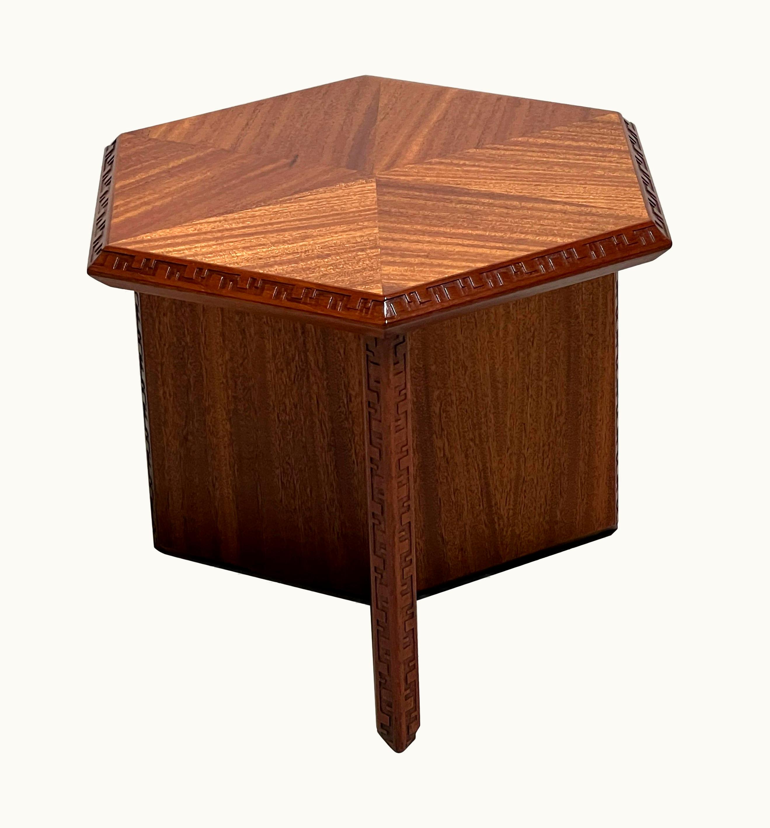 Frank Lloyd Wright Frank Lloyd Wright For Henredon Hexagonal Table UZ0194496