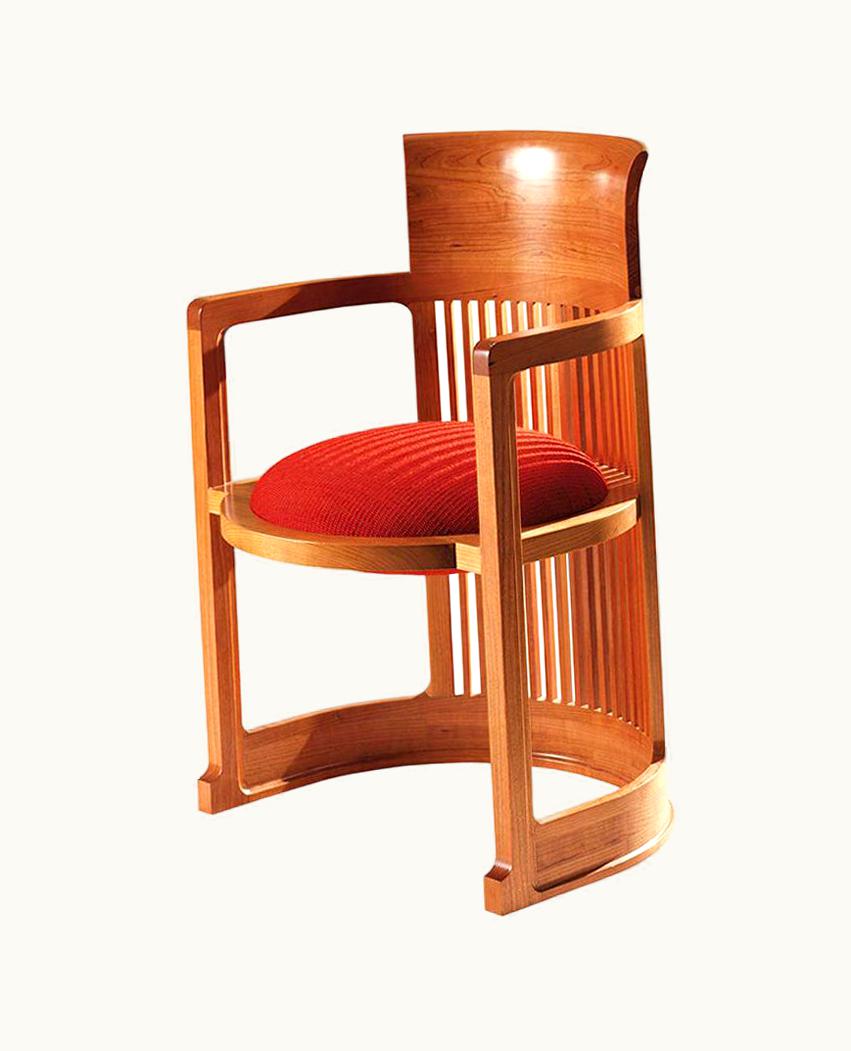 Frank Lloyd Wright Frank Lloyd Wright Frank Lloyd Wrigh Barrel Chair By Cassina UZ0194508