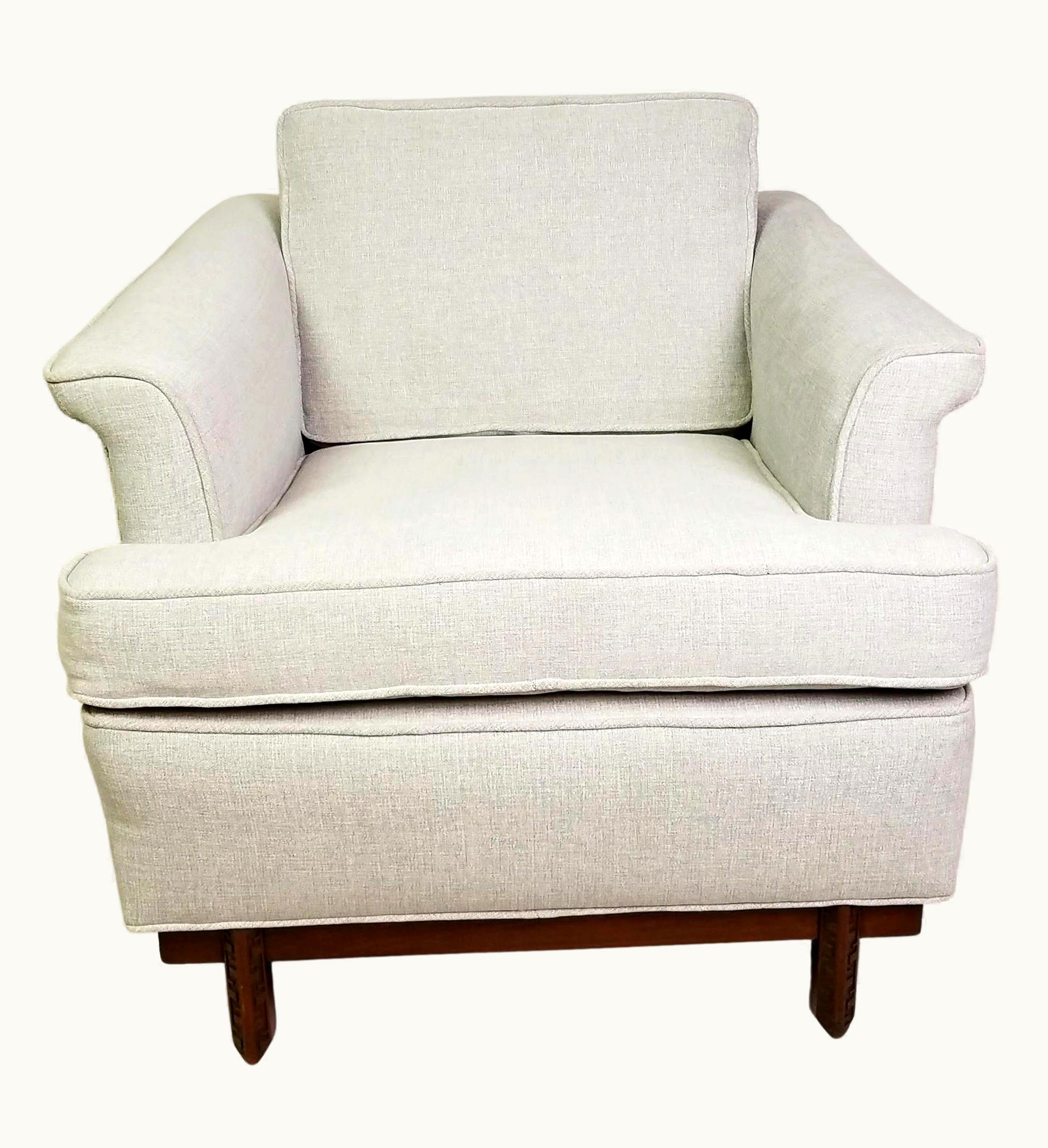 Frank Lloyd Wright Frank Lloyd Wright Mahogany Lounge Chair Heritage Henredon Taliesin Line 1955/56