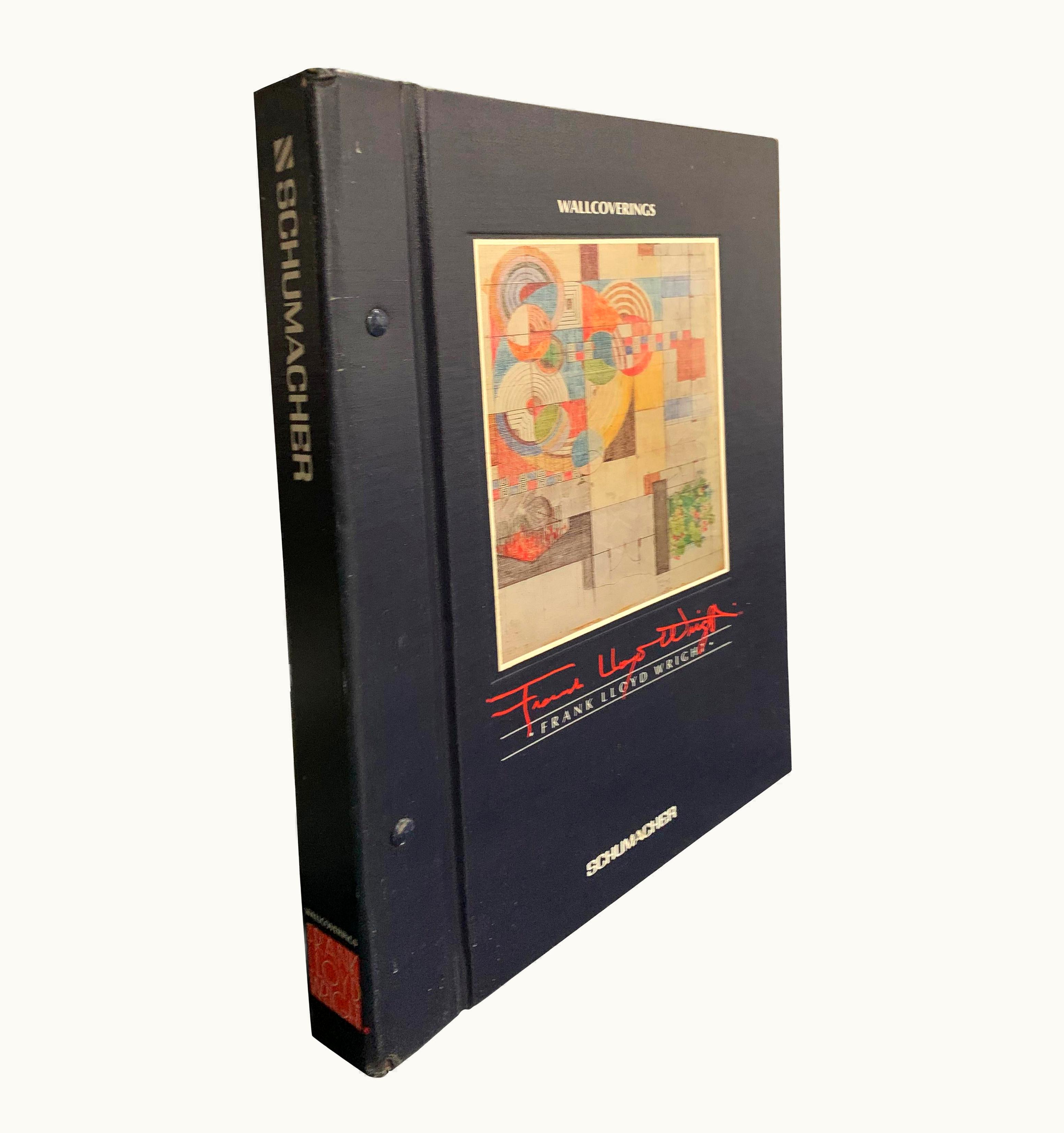Frank Lloyd Wright Frank Lloyd Wright Schumacher Wallcoverings Wallpaper Catalogue Reference, 1986