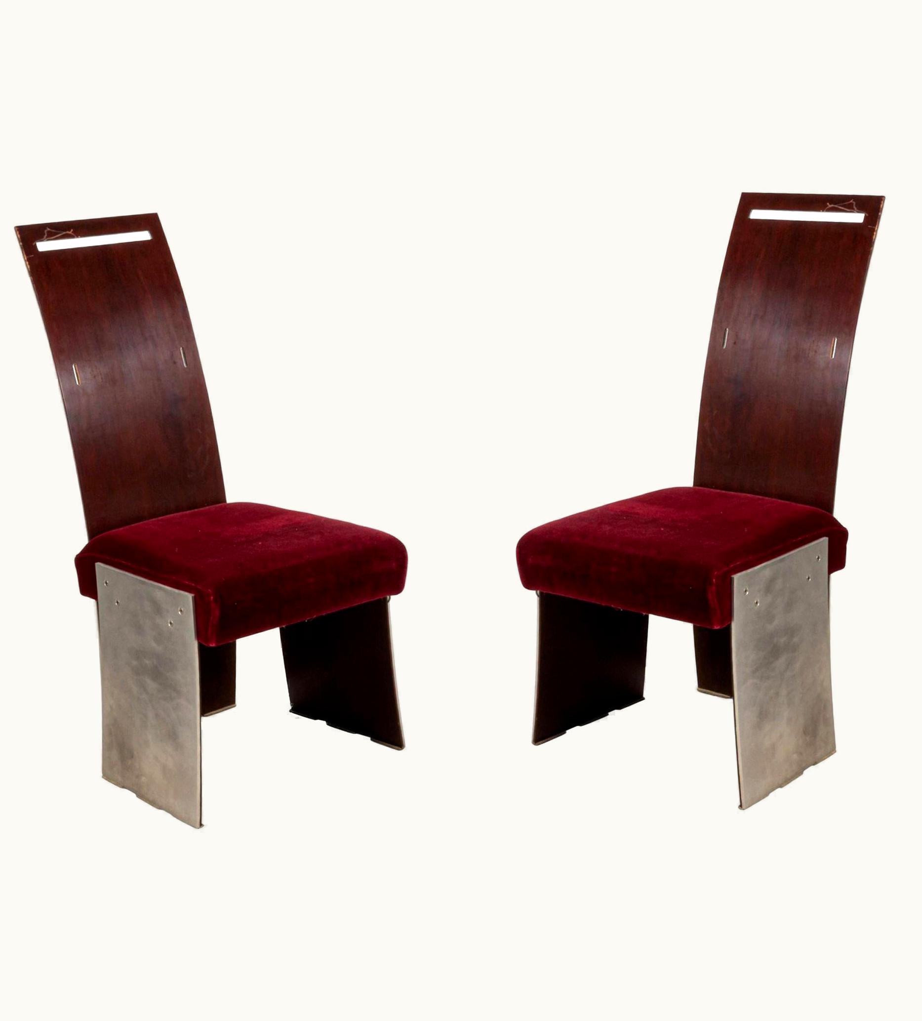 Frank Lloyd Wright Frank Lloyd Wright Set Of 16 American Mahogany Dining Chairs