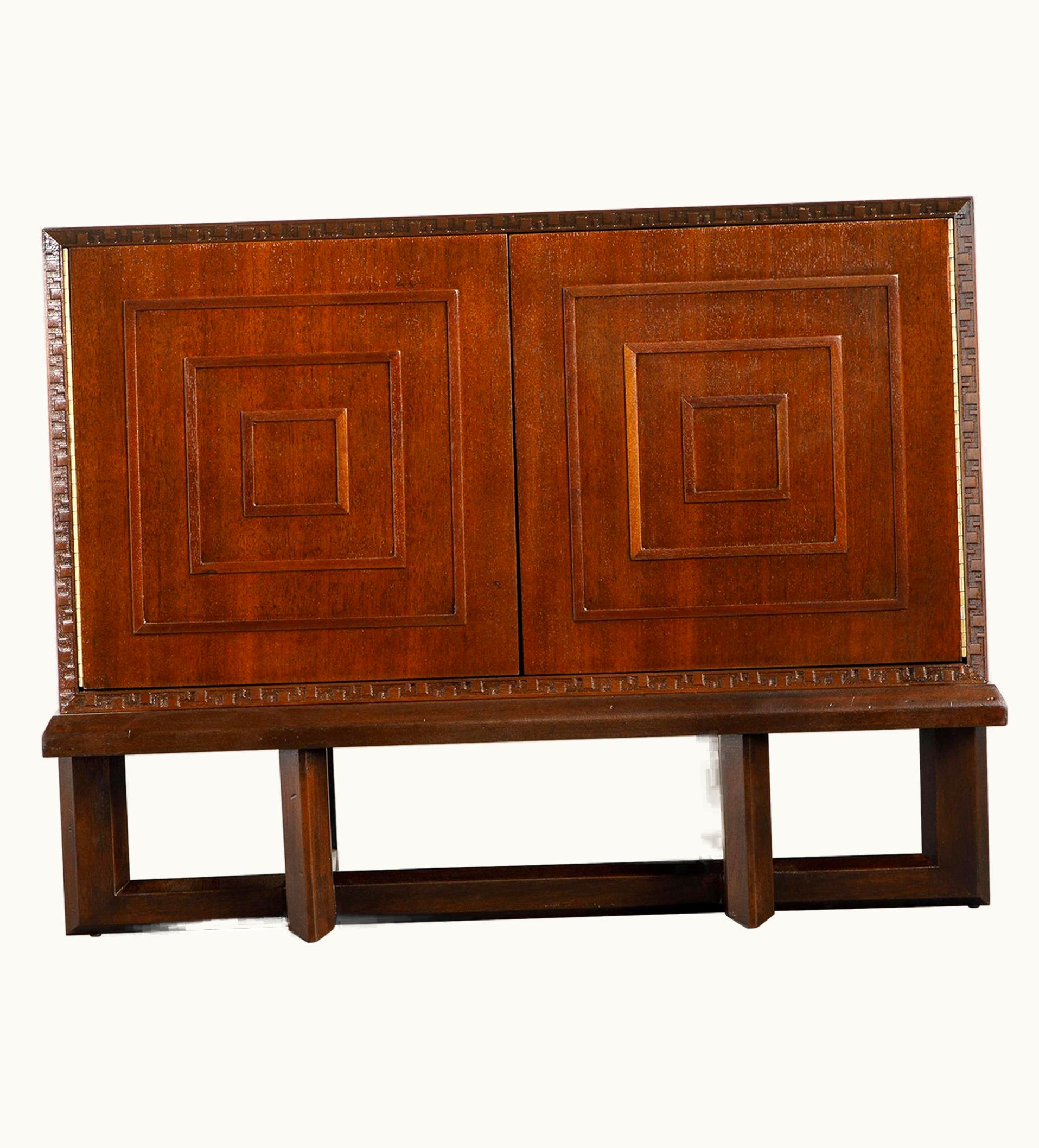 Frank Lloyd Wright Frank Lloyd Wright 'Taliesin' Model #2005 Special Cabinet By Frank Lloyd Wright, 1955, Signed