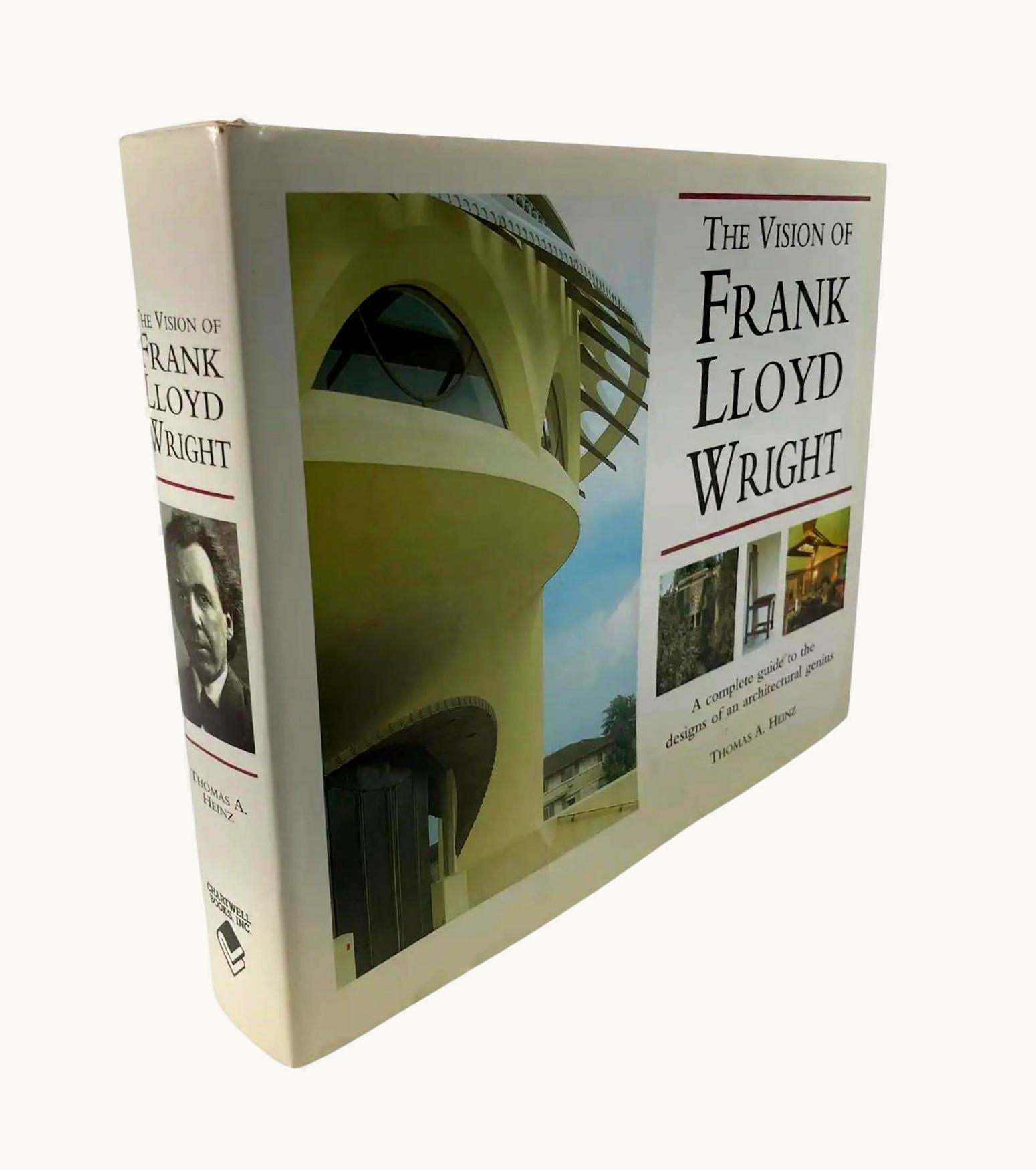 Frank Lloyd Wright Frank Lloyd Wright VIsion Of Frank Lloyd Wright By Thomas A. Heinz Hardcover Book 1st Edition