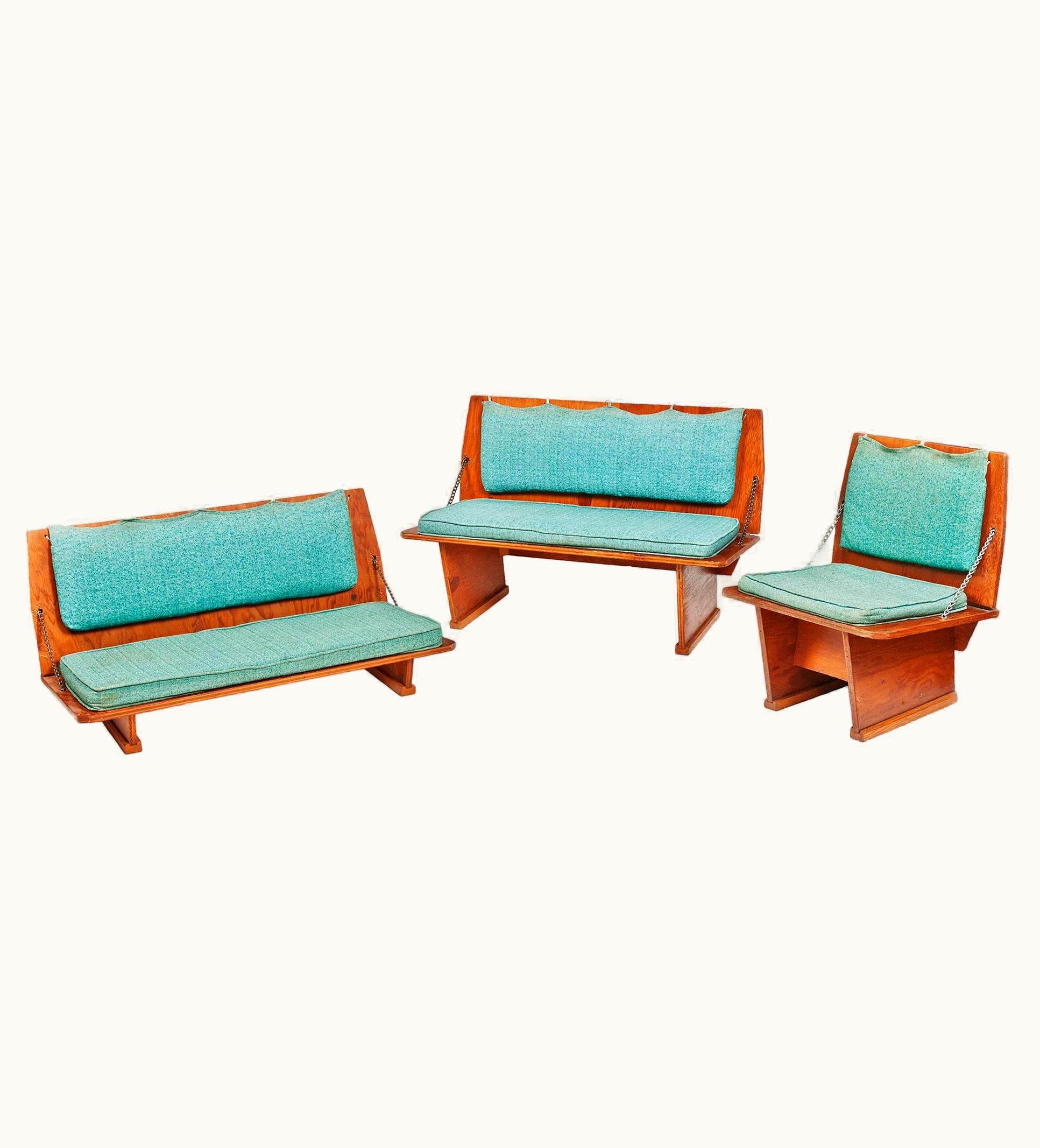 Frank Lloyd Wright Frank Lloyd Wright Benches And Table From Wright's 1951 Unitarian Church